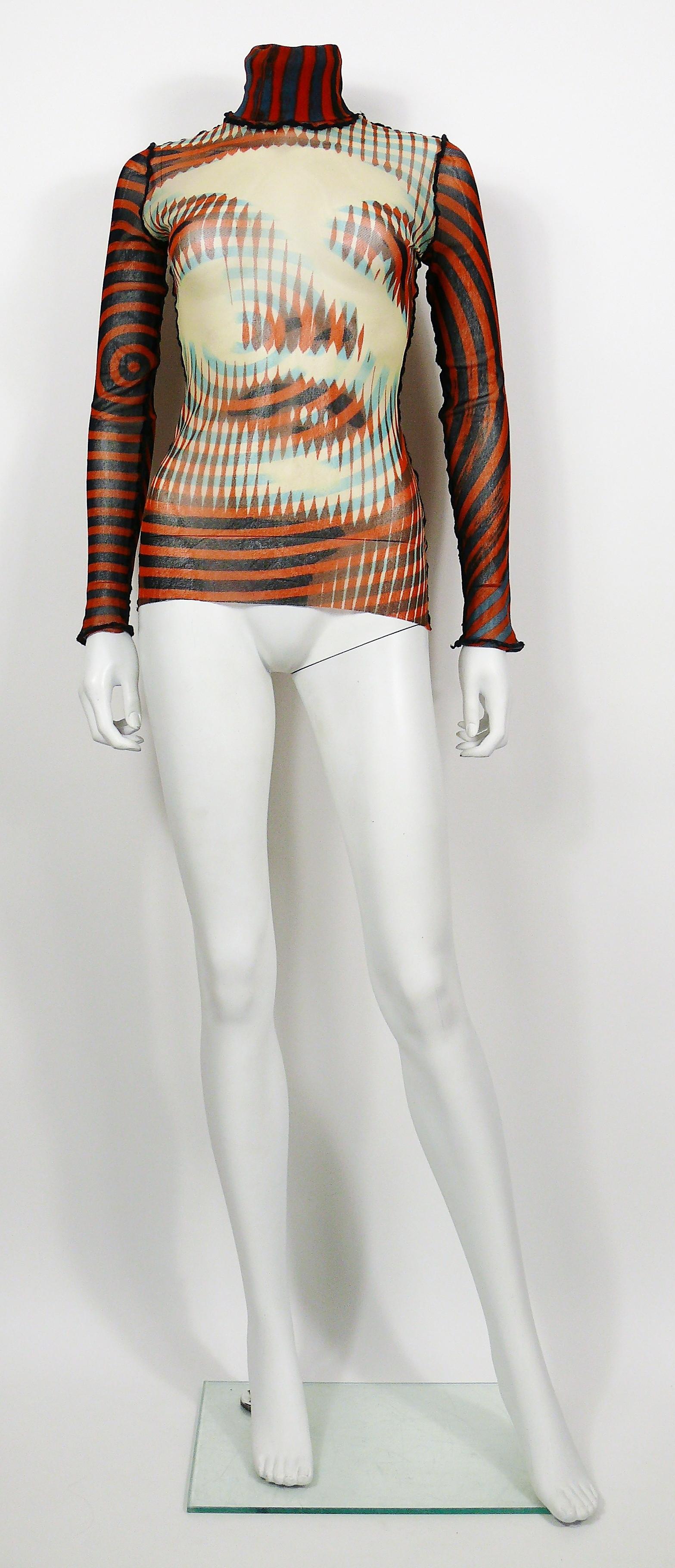 jean paul gaultier mesh top