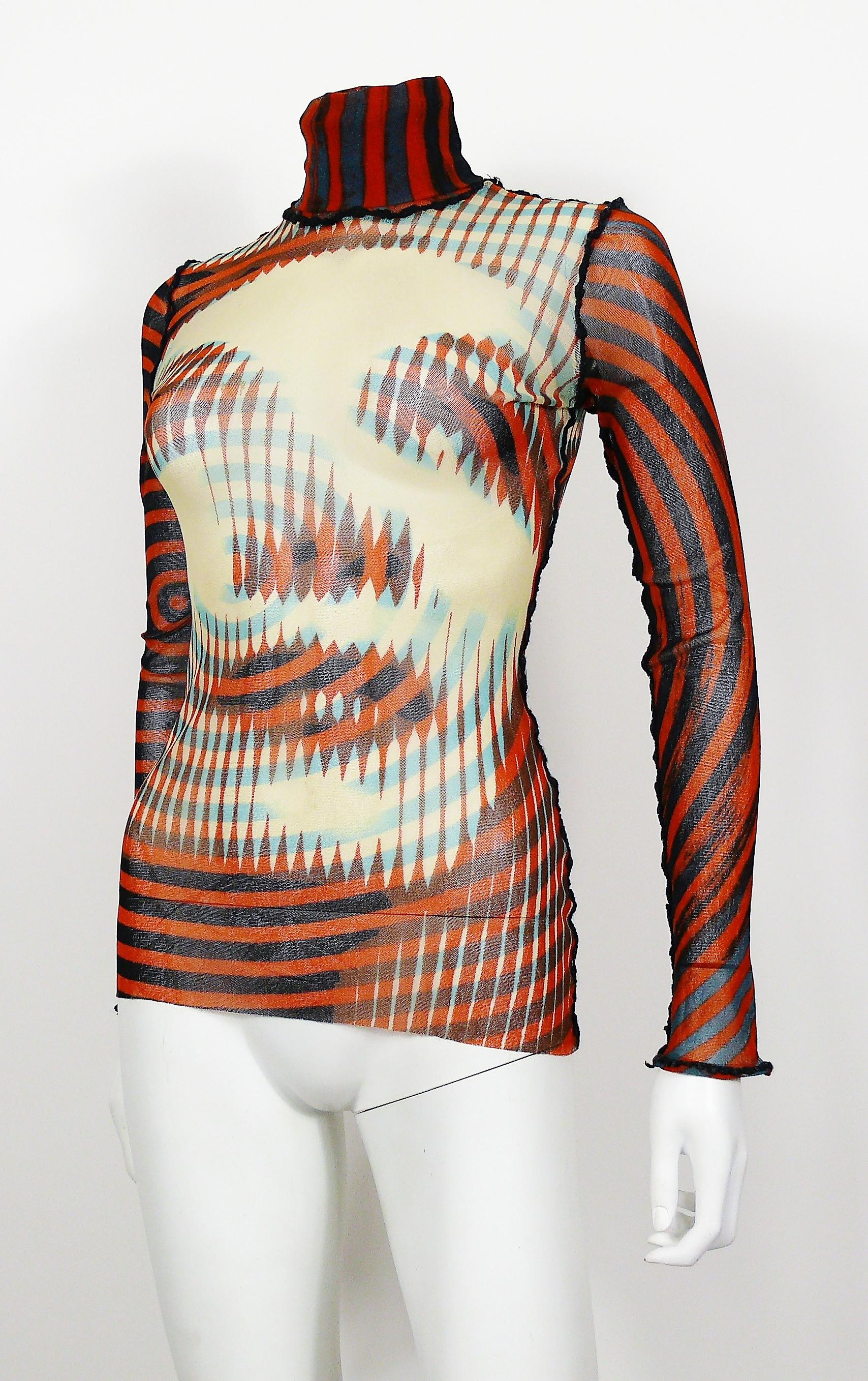 jean paul gaultier mesh tops