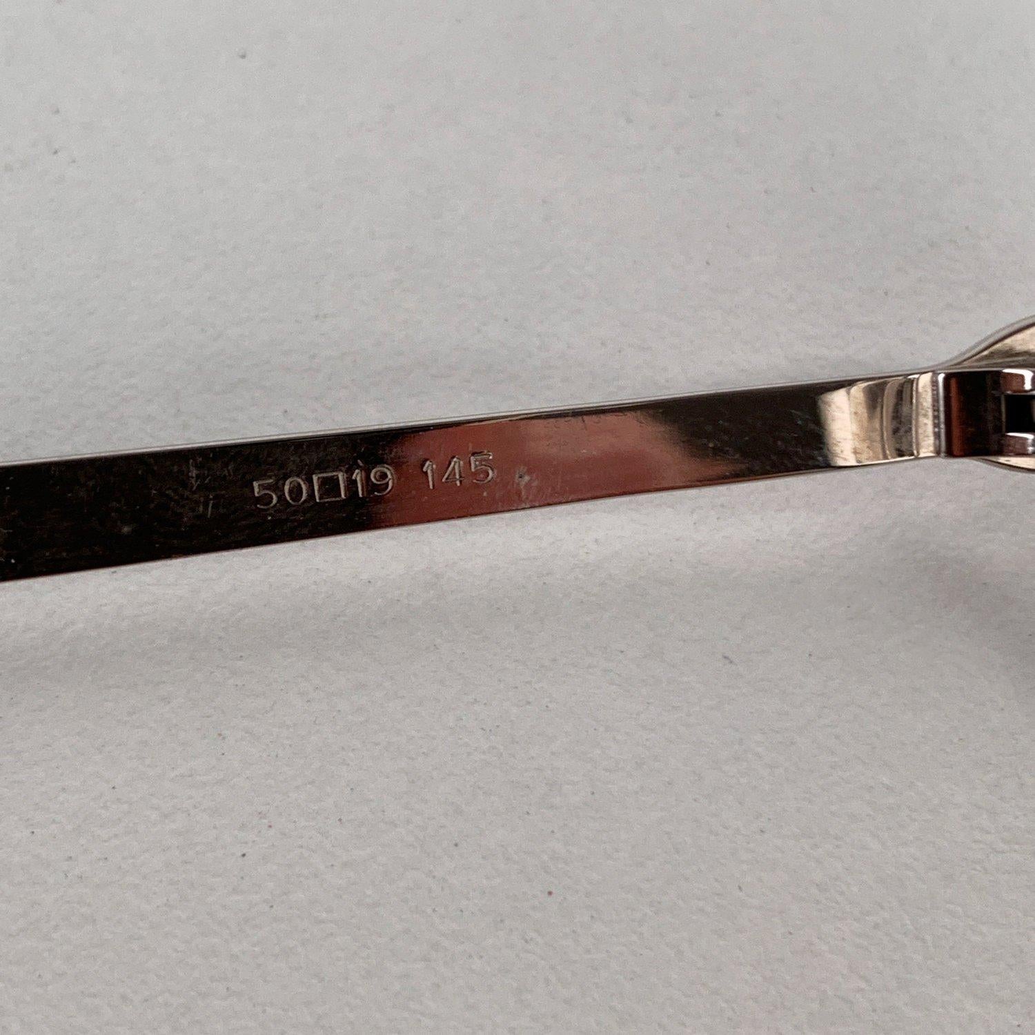 Jean Paul Gaultier Vintage Silver Eyeglasses Forks mod 55-3174 7