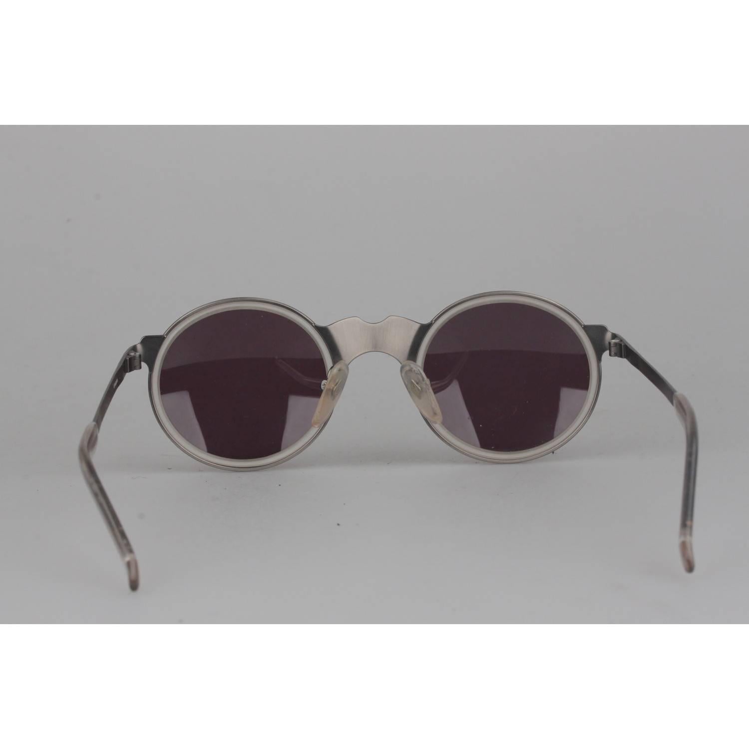 Black Jean Paul Gaultier Vintage Silver Round Sunglasses 56-3272  