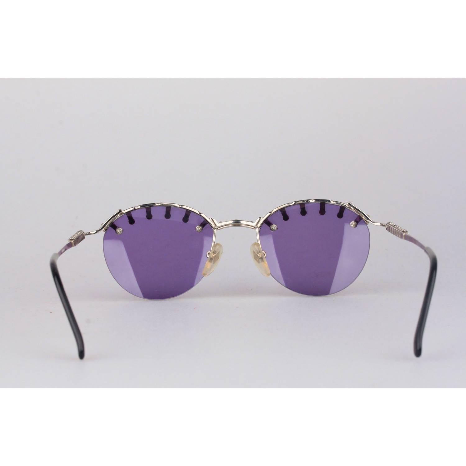 JEAN PAUL GAULTIER Vintage Silver Sunglasses 56-5103 New Old Stock 2
