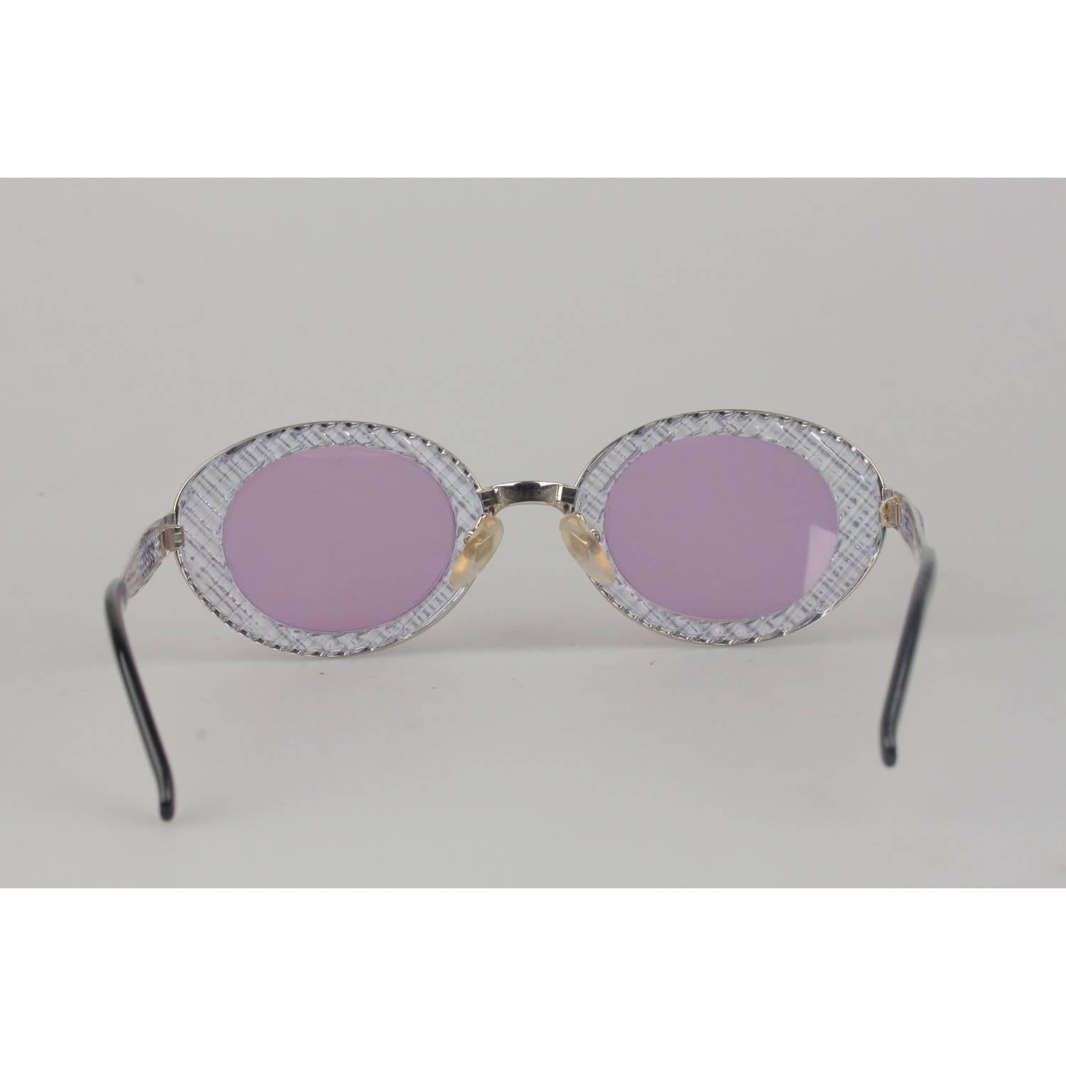 Jean Paul Gaultier Vintage Silver Sunglasses 56-5201  1
