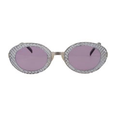 Jean Paul Gaultier Vintage Silver Sunglasses 56-5201 