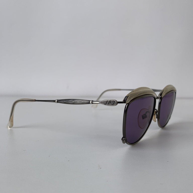 Jean Paul Gaultier Vintage Silver Tone Sunglasses Mod. 56-1274 For Sale ...