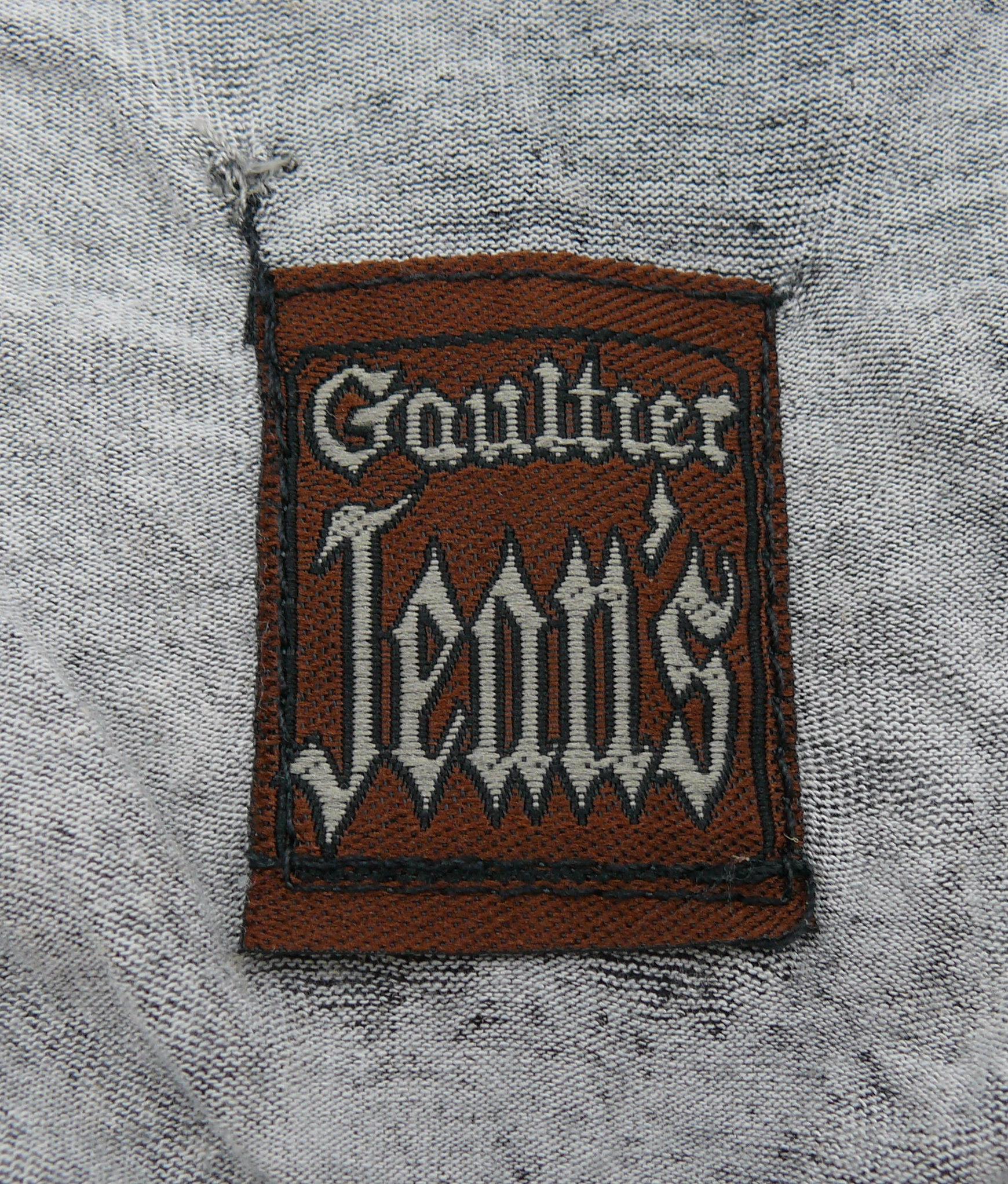 JEAN PAUL GAULTIER Vintage Sleevless Trompe L'oeil Maxi Dress For Sale 3