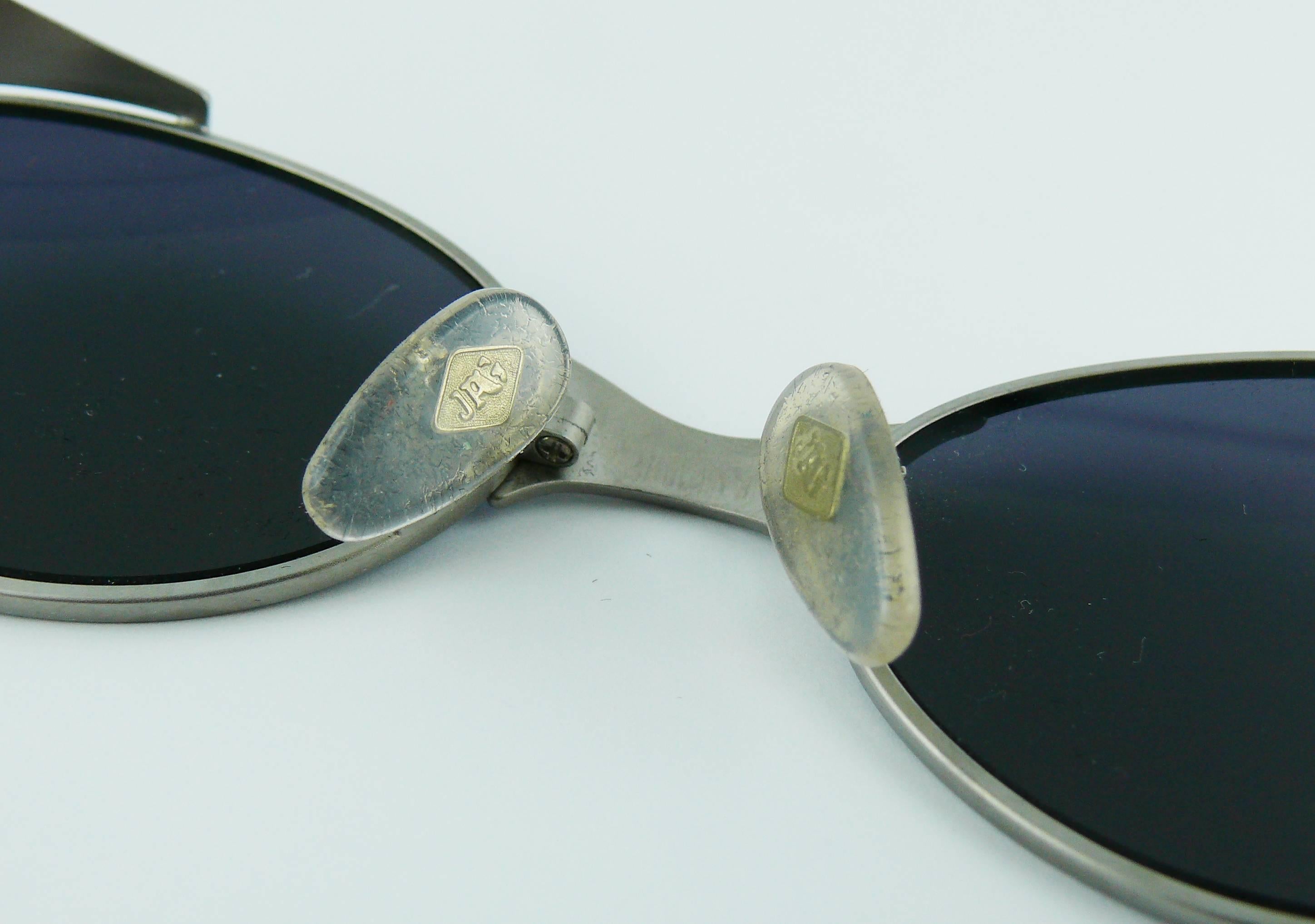Jean Paul Gaultier Vintage Blue Green Model 56-7109 Steampunk Sunglasses  3