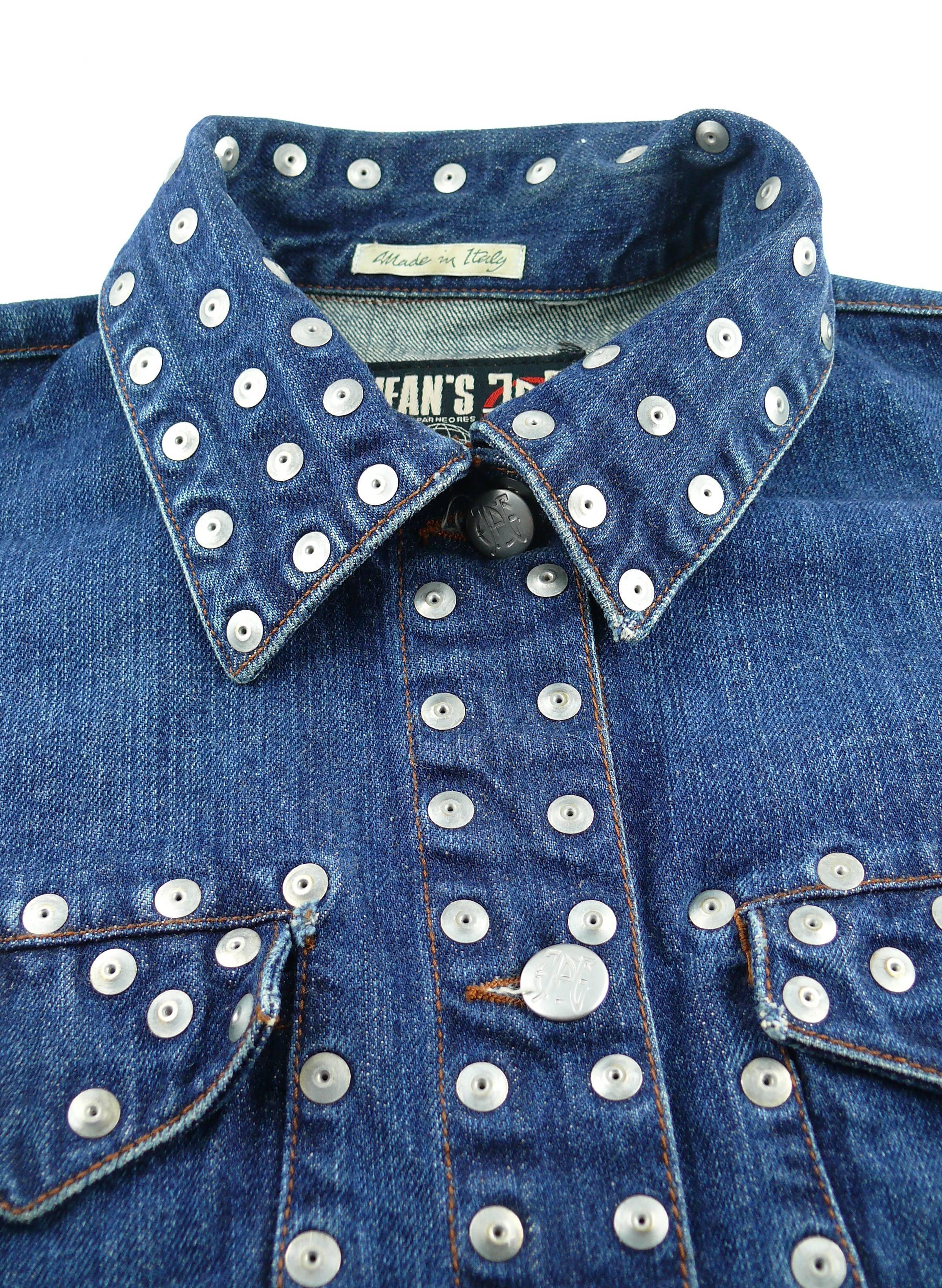 Jean Paul Gaultier Vintage Studded Denim Jacket 5