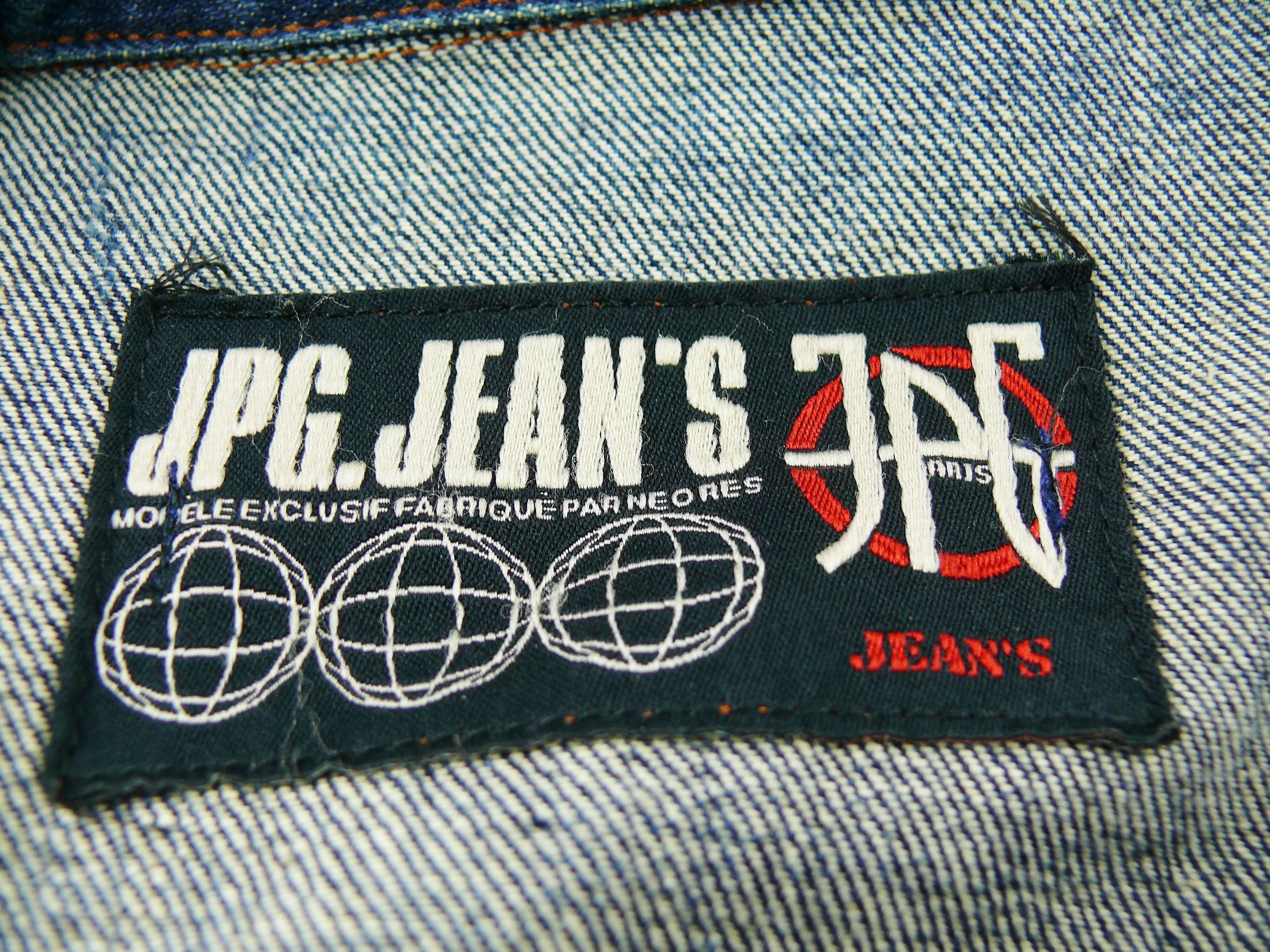 Jean Paul Gaultier Vintage Studded Denim Jacket 6