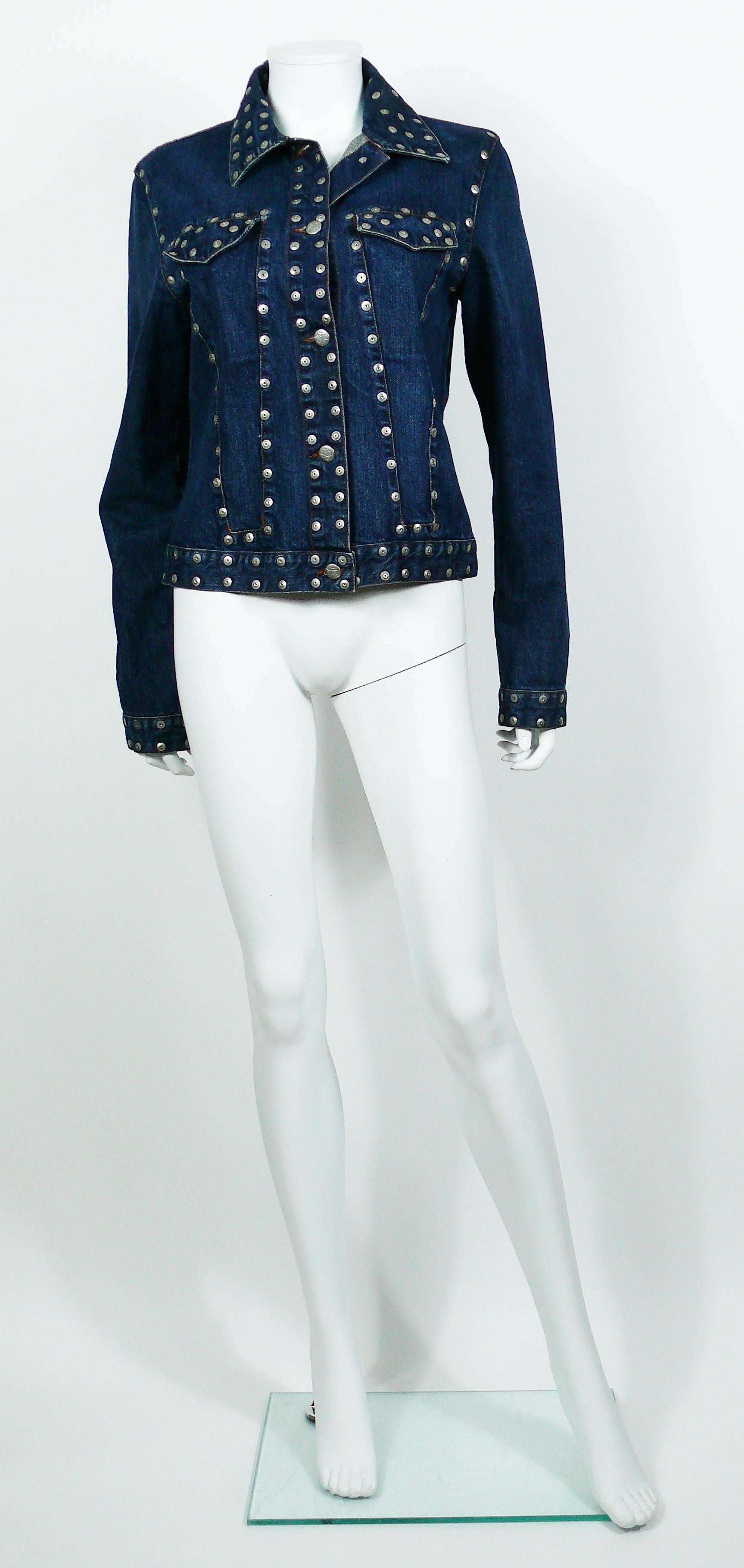 Jean Paul Gaultier Vintage Studded Denim Jacket 3