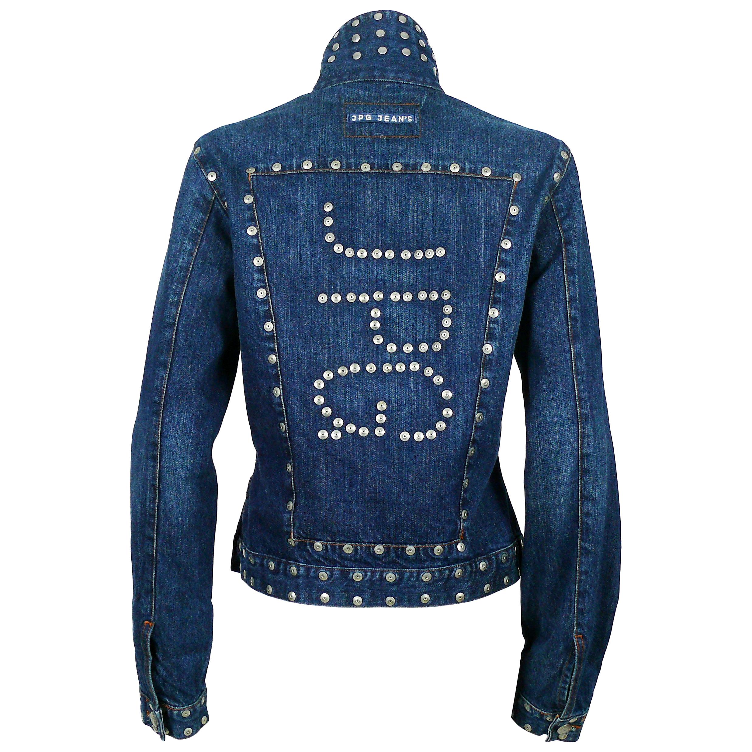 Jean Paul Gaultier Vintage Studded Denim Jacket