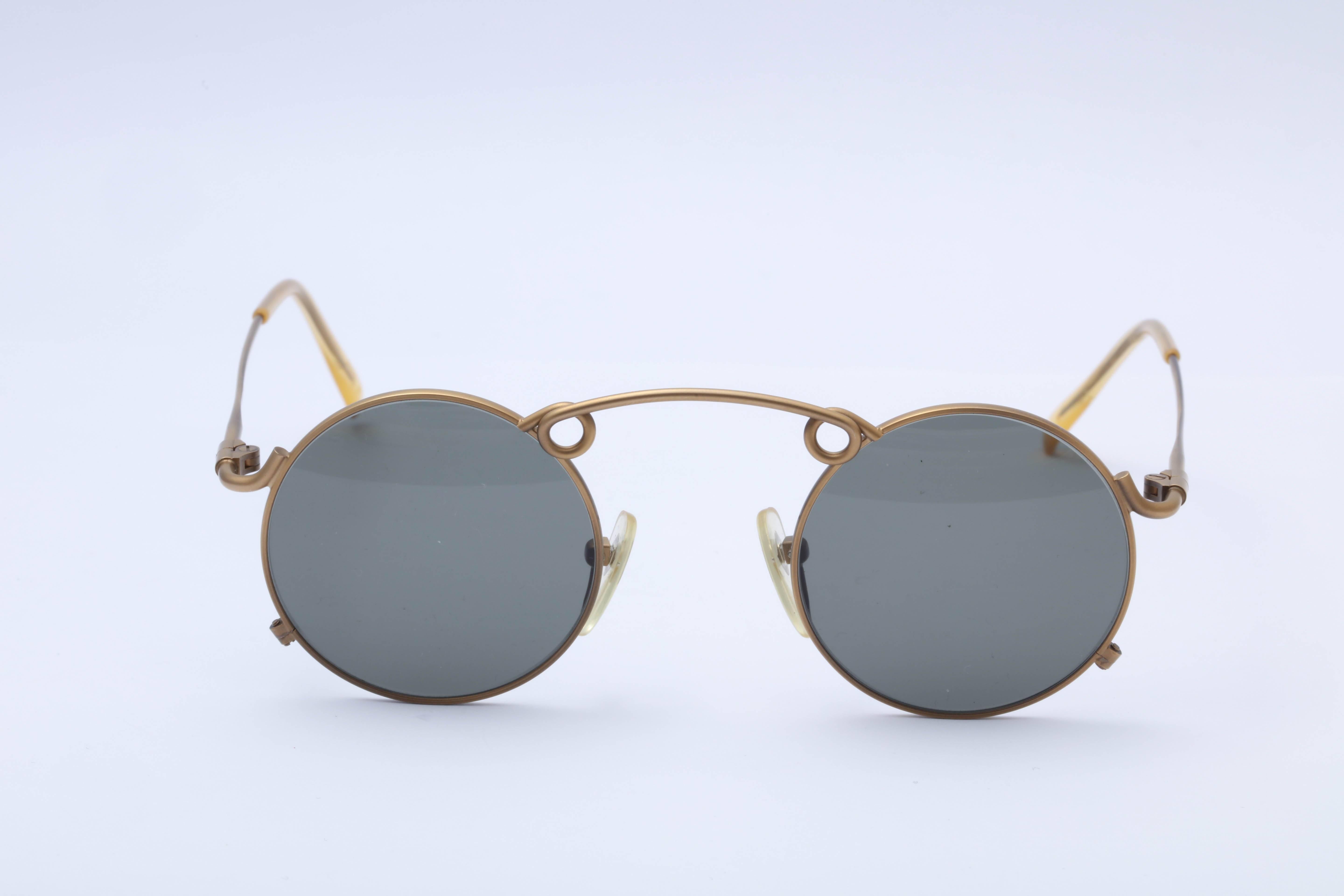 Jean Paul Gaultier Vintage Sunglasses 56-1108 In Excellent Condition For Sale In Chicago, IL