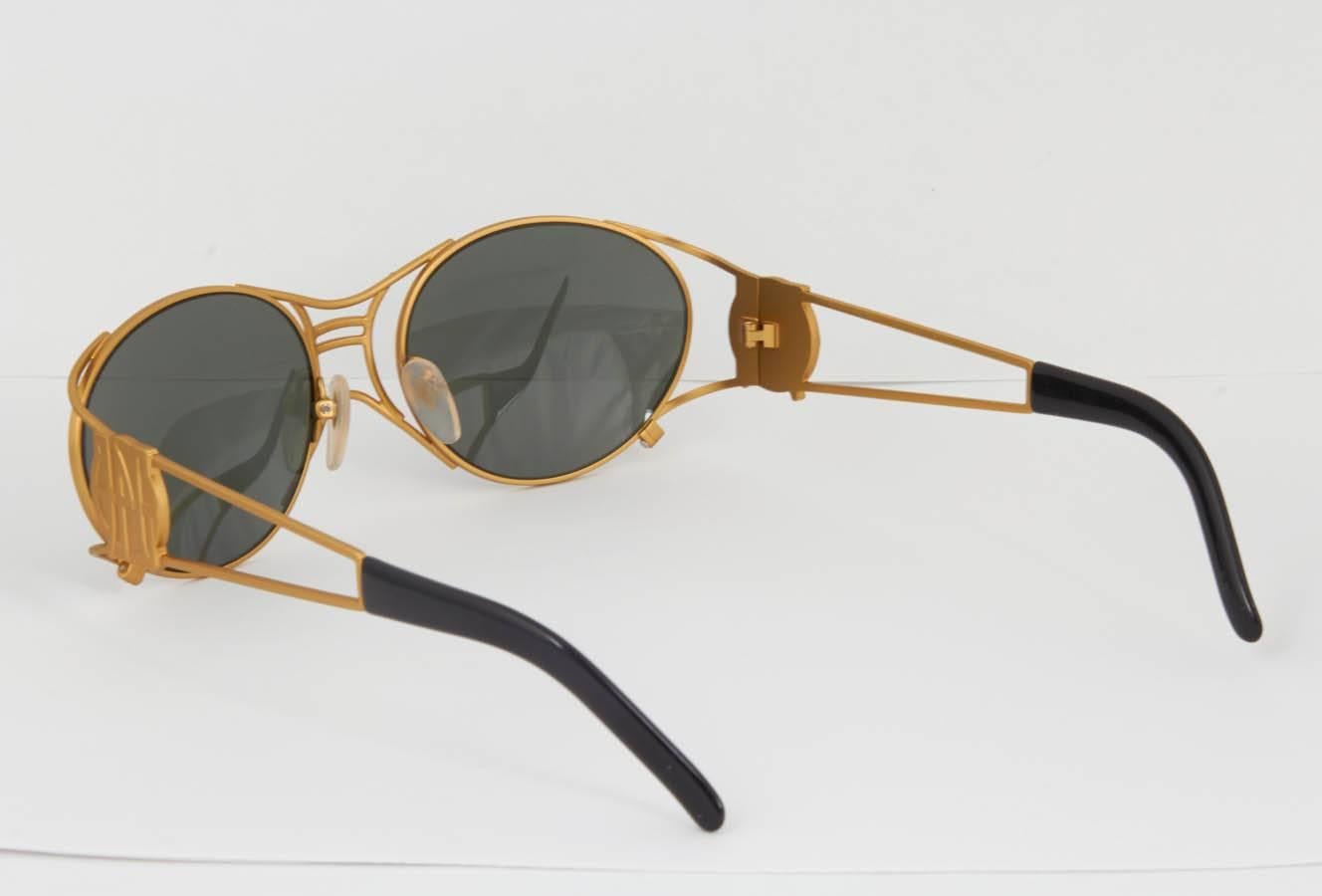 Jean Paul Gaultier Vintage Sunglasses 58-6101 For Sale 2