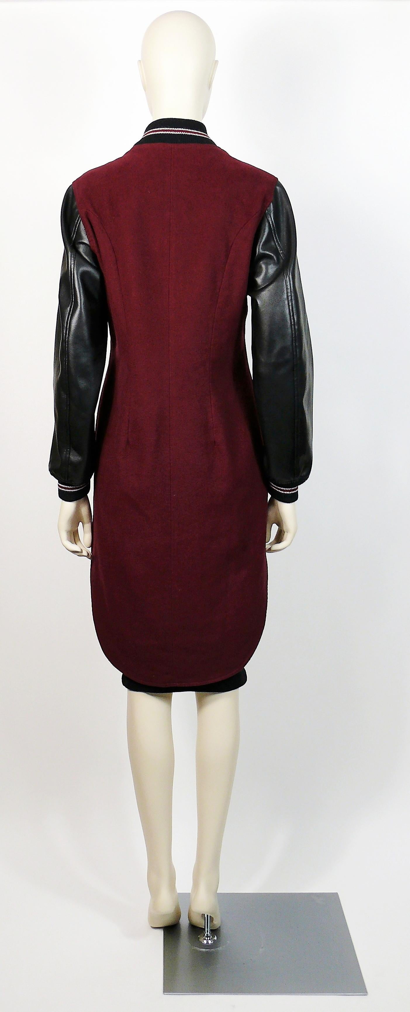 Jean Paul Gaultier Vintage Tailcoat Varsity Jacket In Good Condition For Sale In Nice, FR