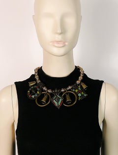 Collana con charme tribale vintage Jean Paul Gaultier Jeans