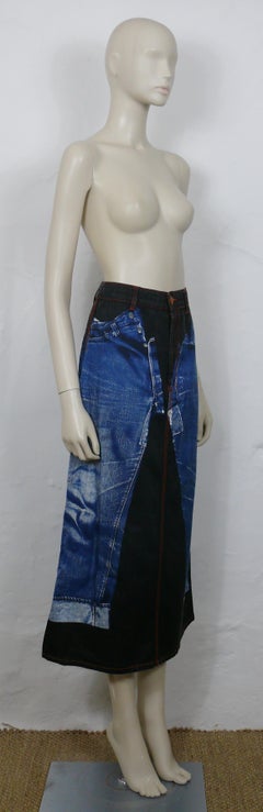 Jean Paul Gaultier Vintage Trompe L'oeil Skirt