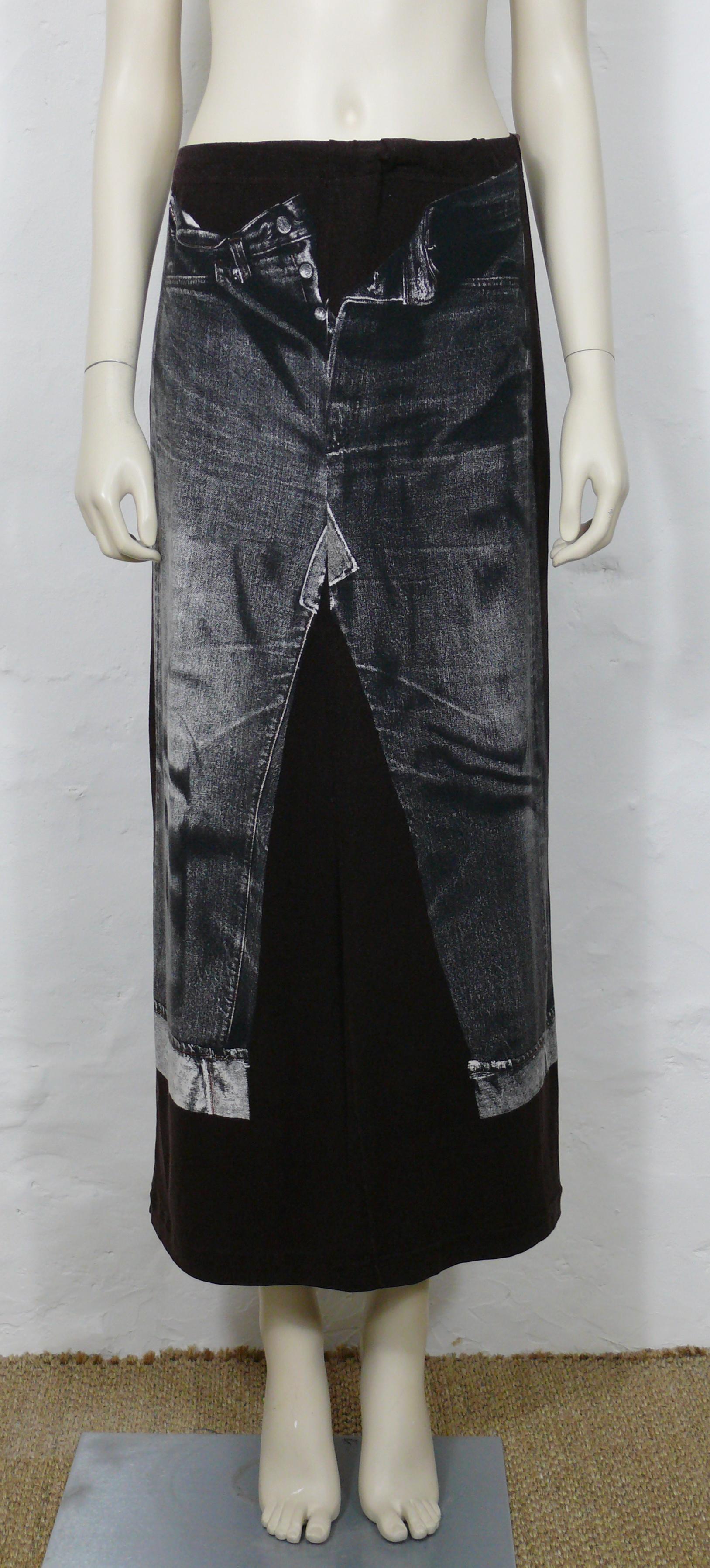 Women's Jean Paul Gaultier Vintage Trompe L'oeil Skirt