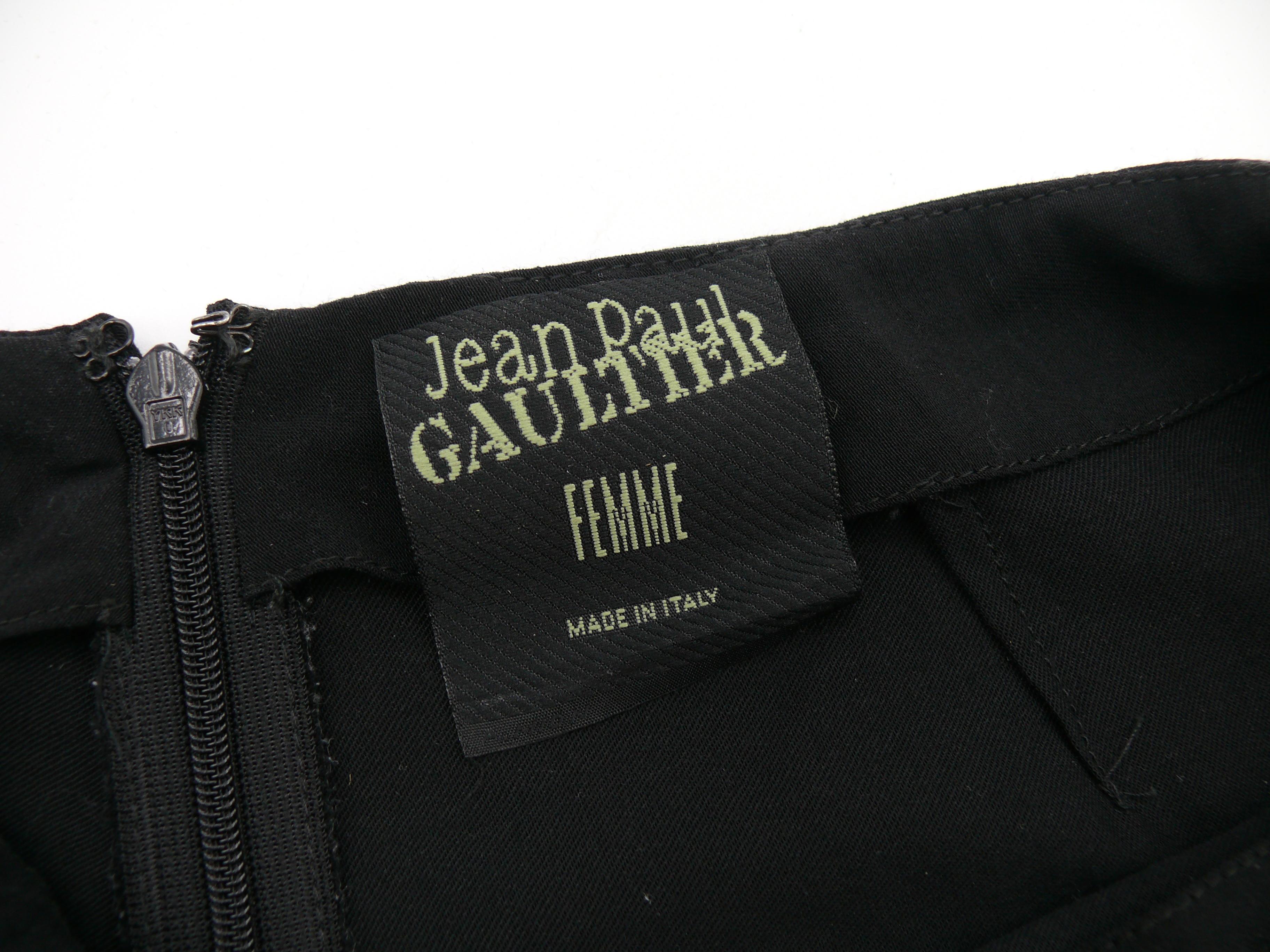 Jean Paul Gaultier Vintage Trousers and Bra Ensemble US Size 6 For Sale 3