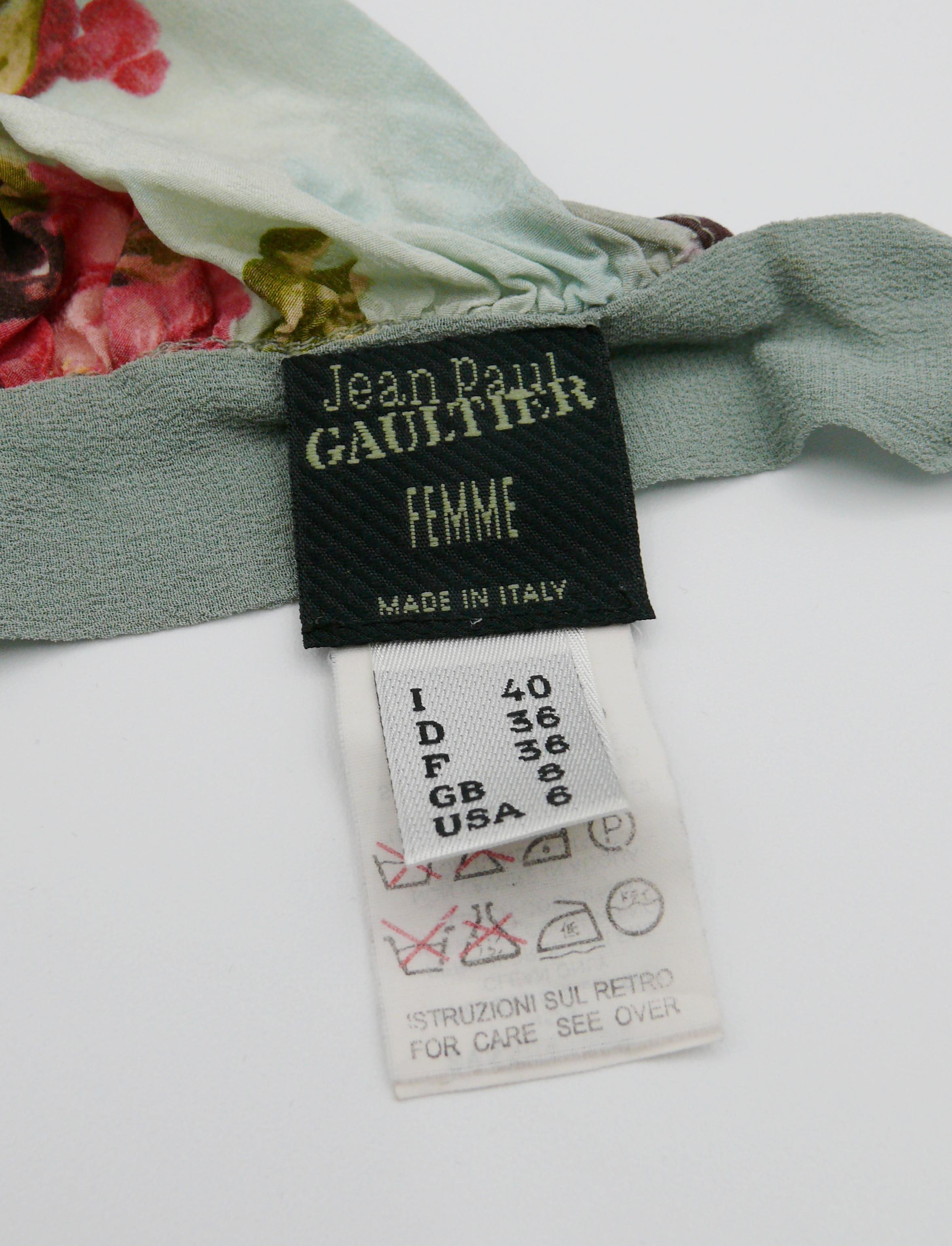 Jean Paul Gaultier Vintage Trousers and Bra Ensemble US Size 6 For Sale 4