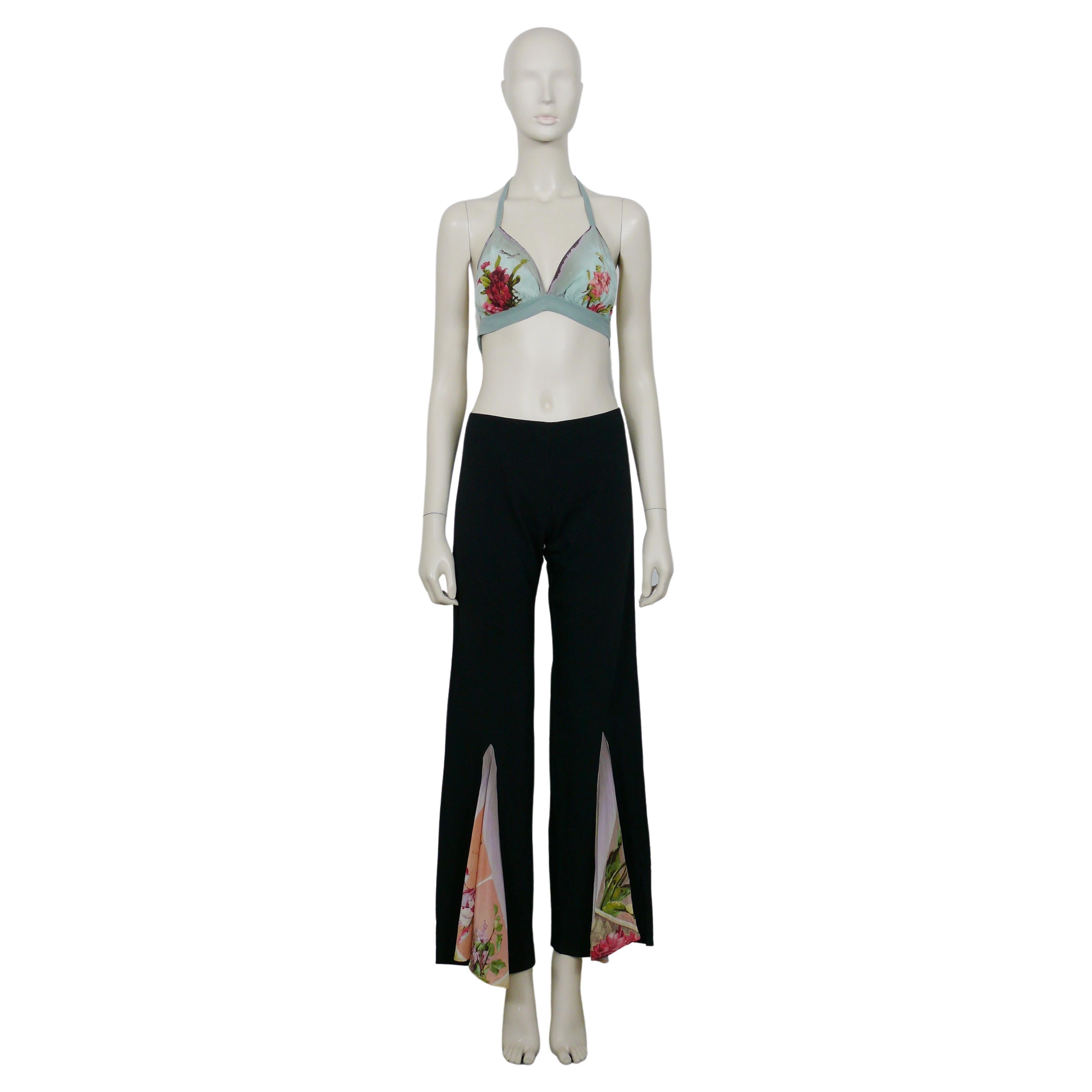 Jean Paul Gaultier Vintage Trousers and Bra Ensemble US Size 6 For Sale