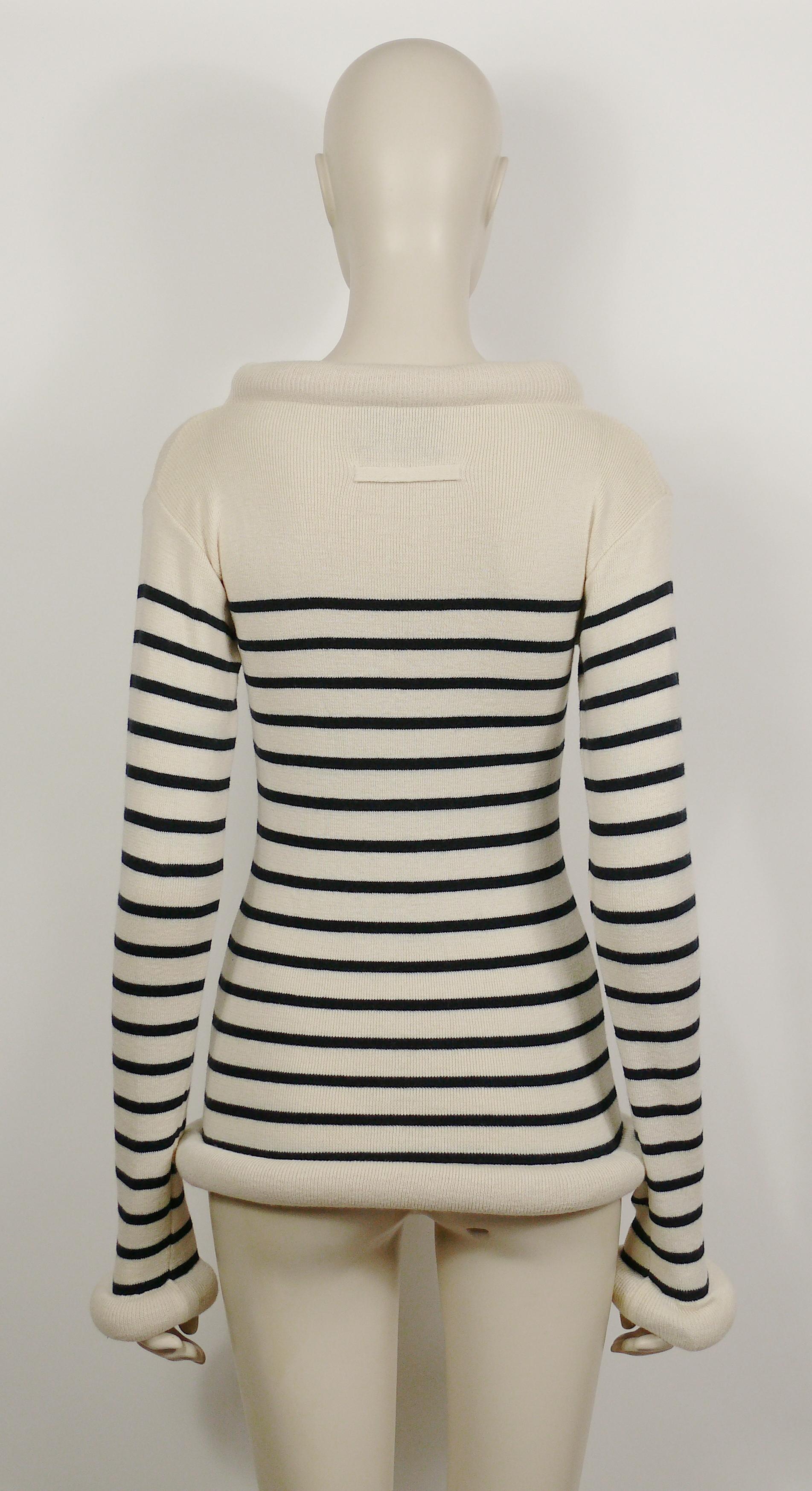 jean paul gaultier striped sweater