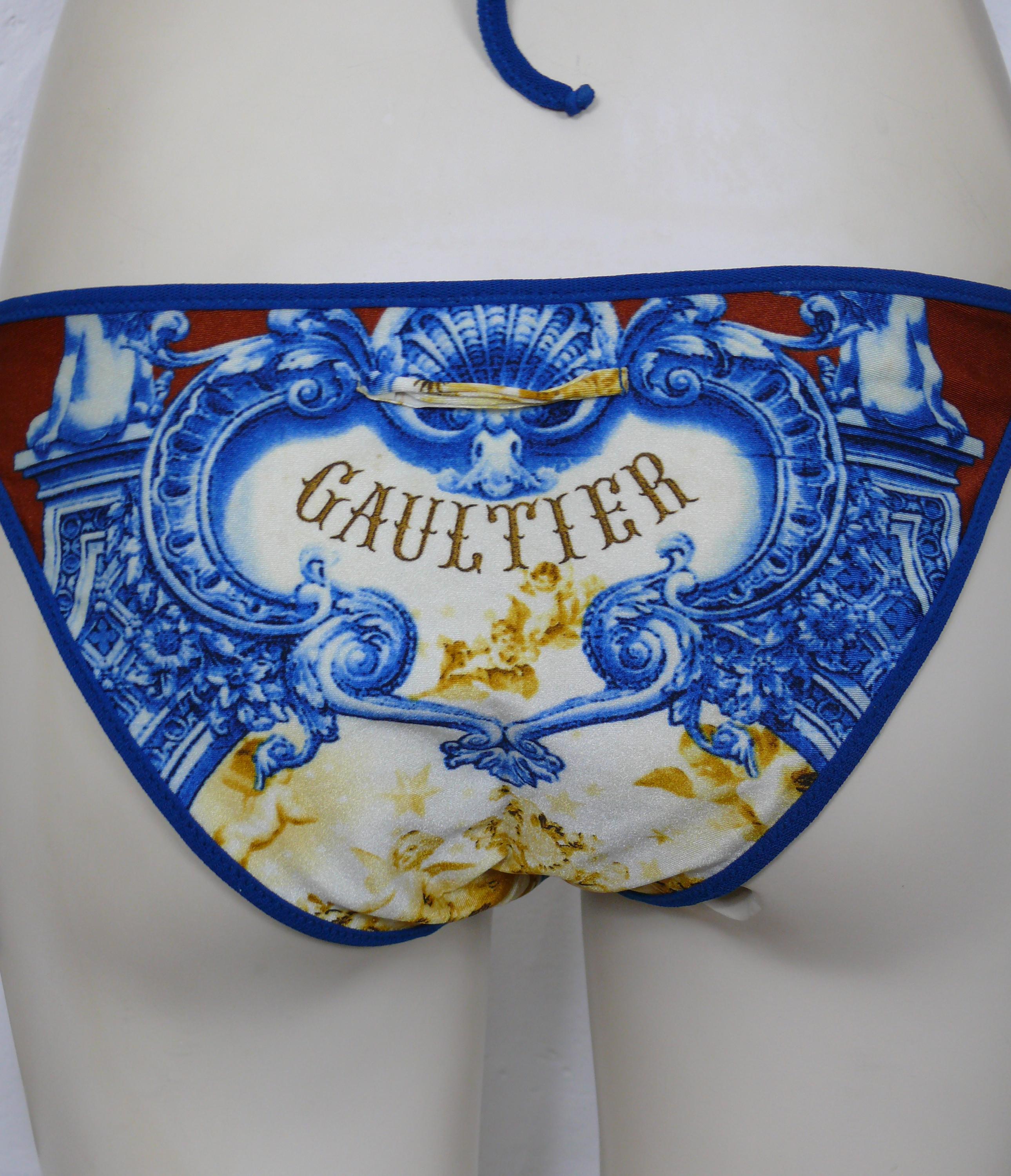 Jean Paul Gaultier Zweiteiliger Bikini-Badeanzug im Vintage-Stil im Angebot 5