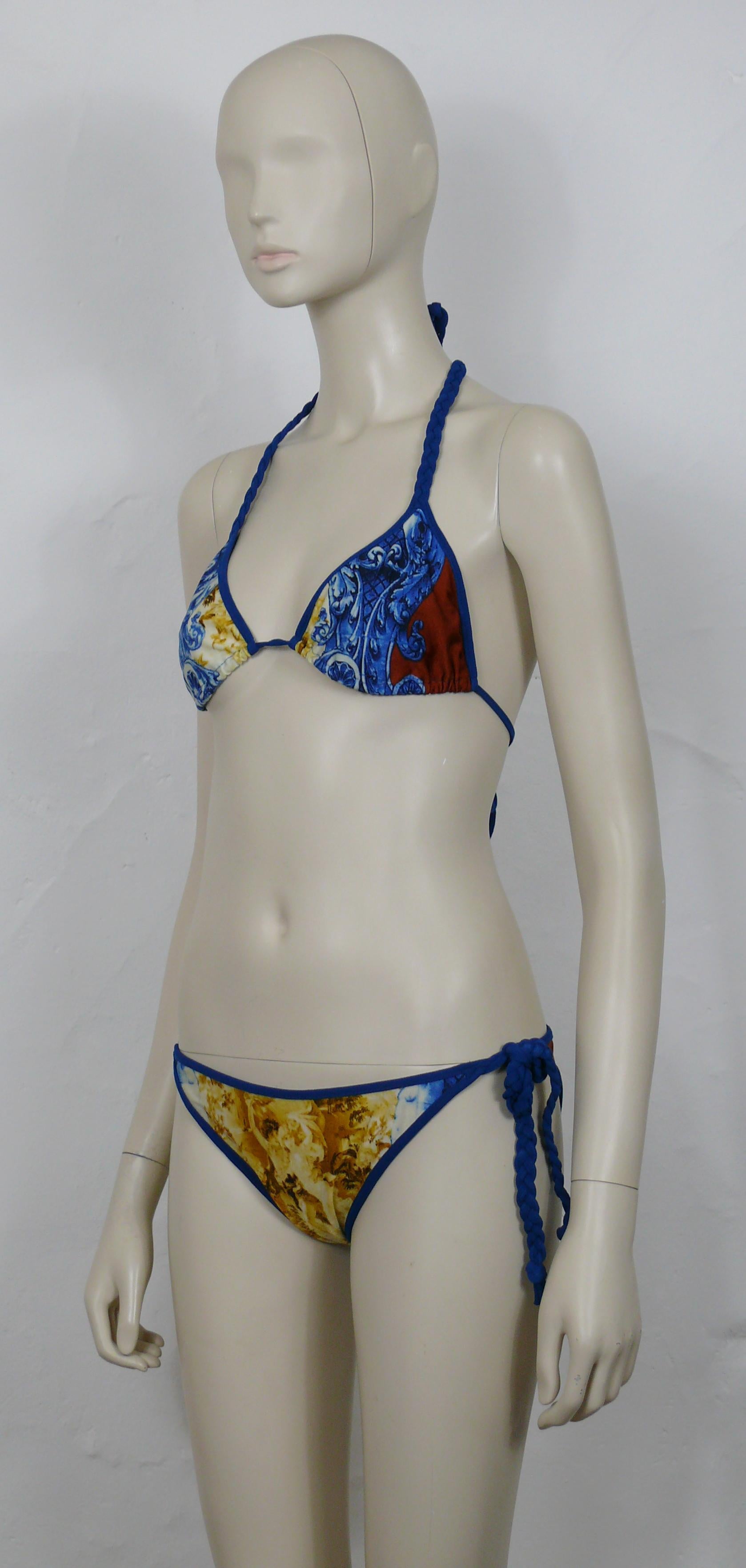 Women's Jean Paul Gaultier Vintage Two Piece Bikini Swimsuit For Sale