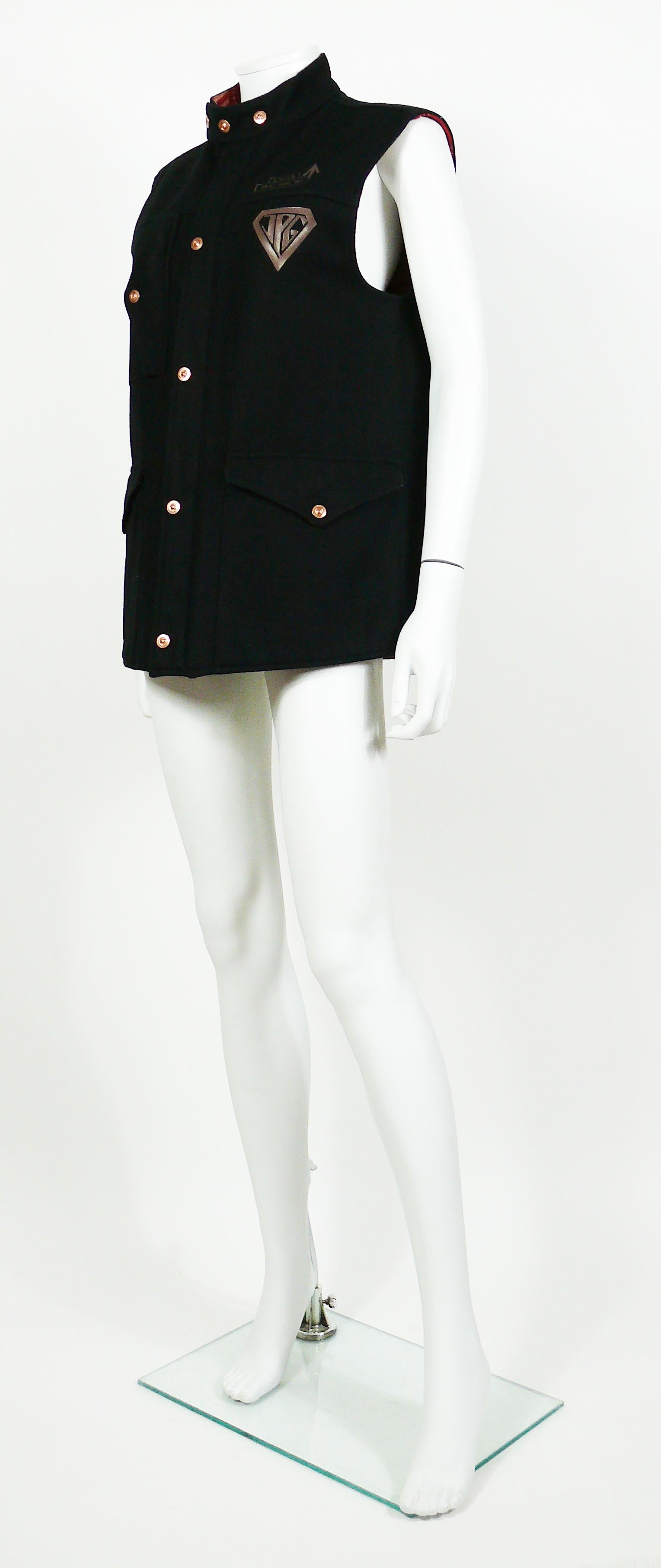 Jean Paul Gaultier Vintage Unisex Gilet per il sesso sicuro taglia M in vendita 1