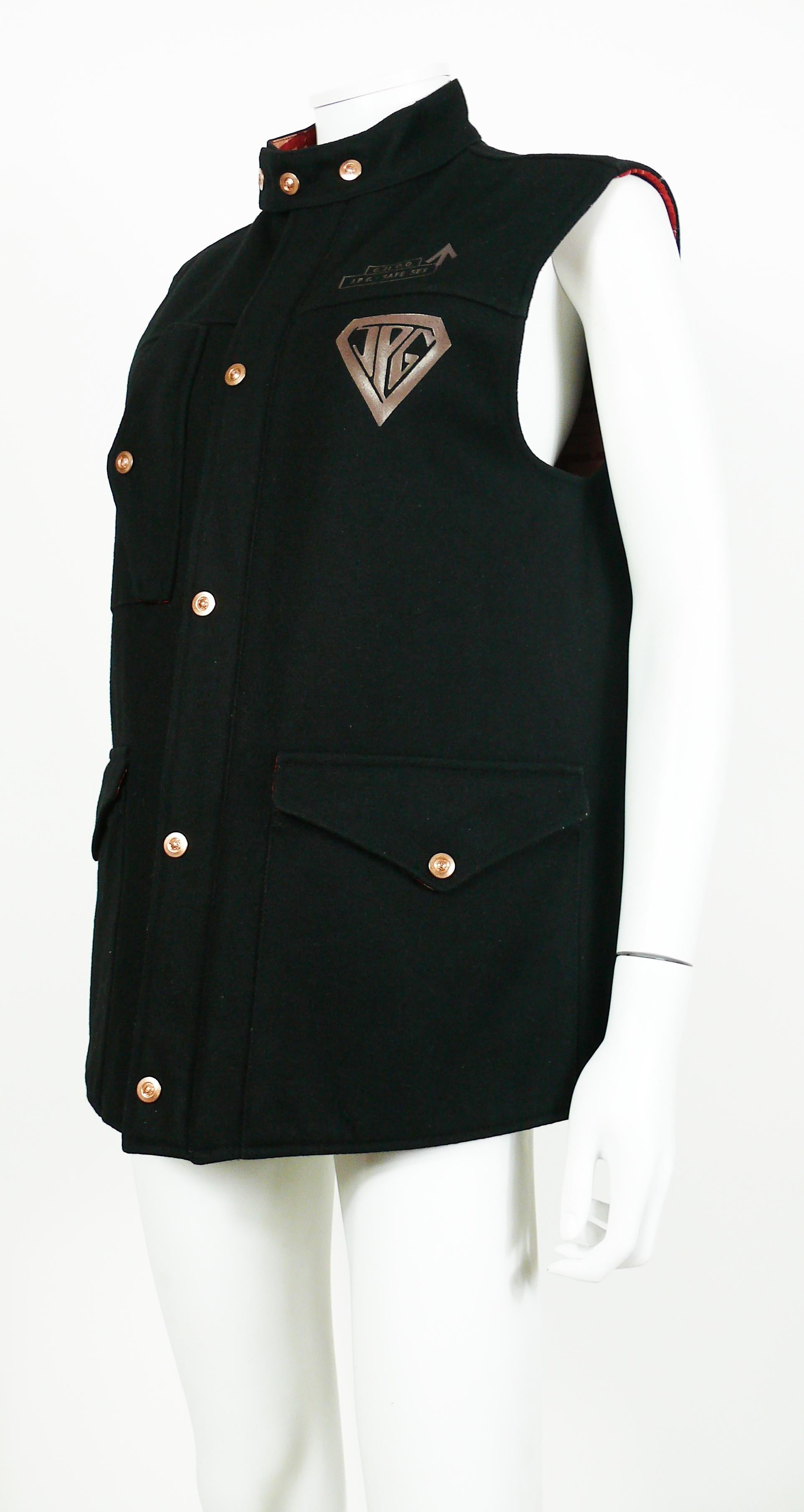 Jean Paul Gaultier Vintage Unisex Safe Sex Vest Size M For Sale 2