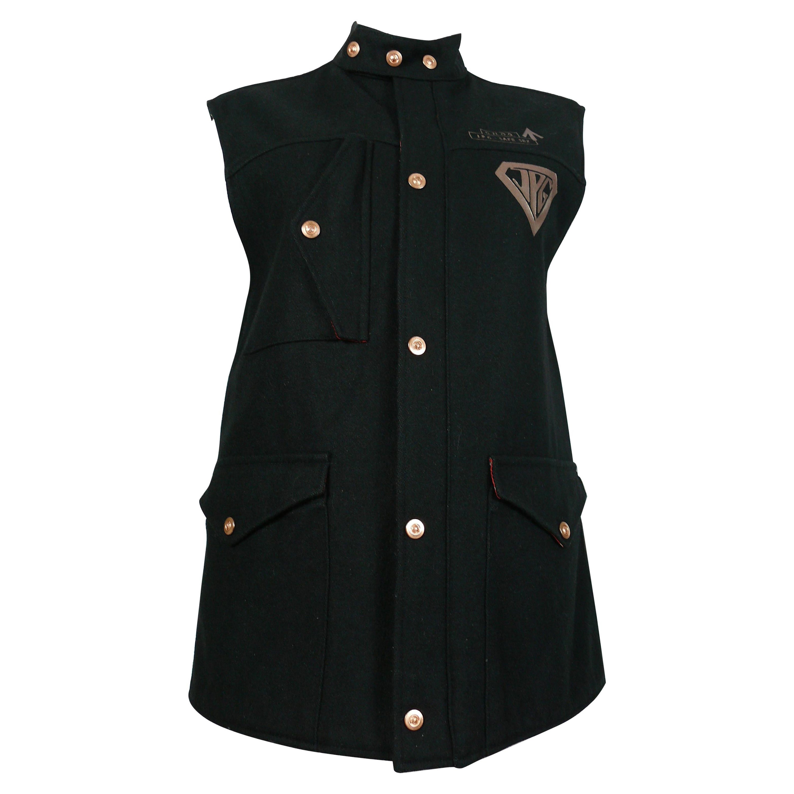 Jean Paul Gaultier Vintage Unisex Gilet per il sesso sicuro taglia M in vendita
