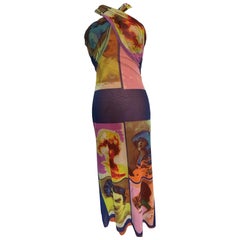JEAN PAUL GAULTIER Vintage Warhol Maxikleid