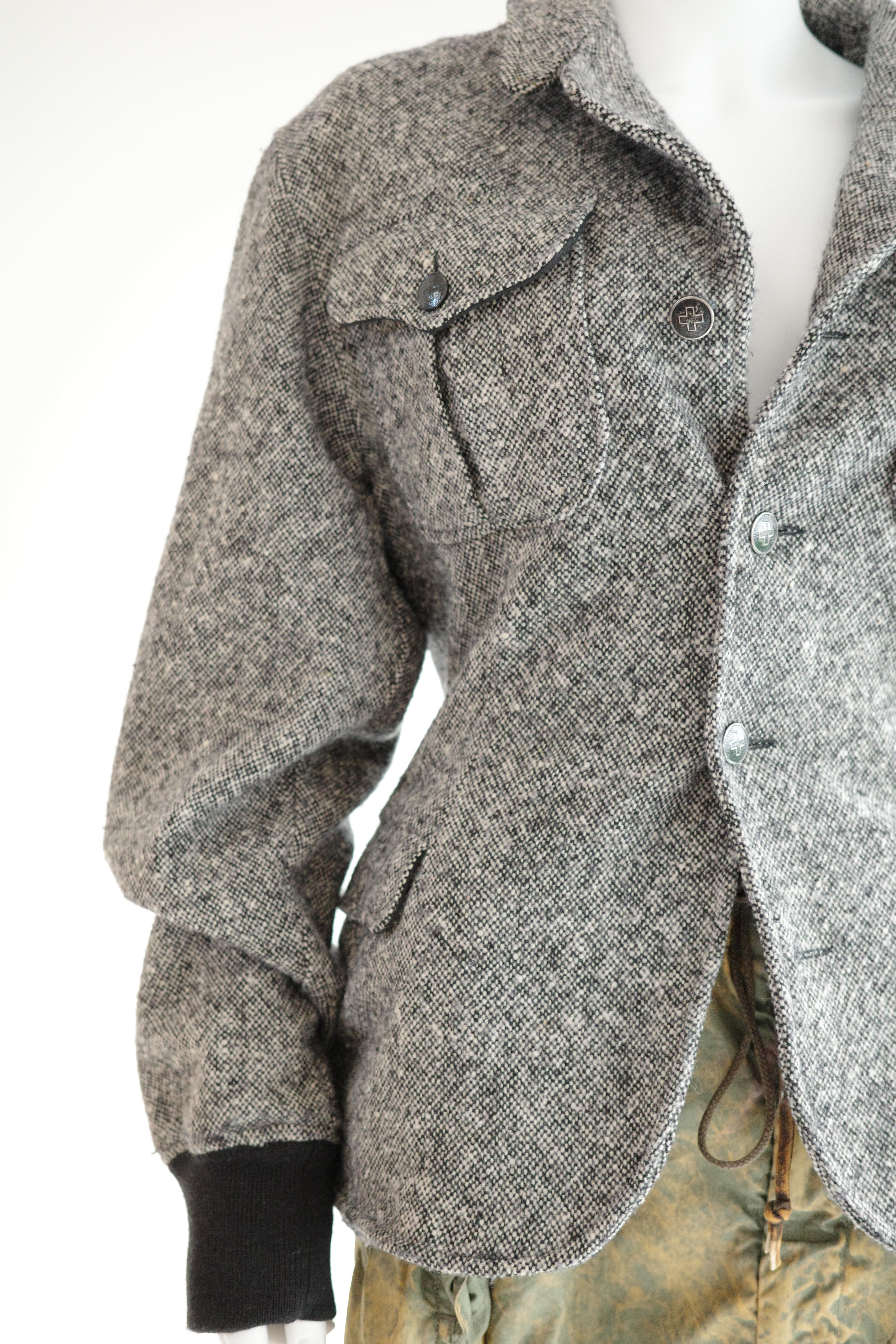 Jean Paul Gaultier Vintage Wool Blazer For Sale 13