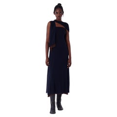 Jean Paul Gaultier Vintage Wrap Two Tone Mesh Dress (Robe en maille bicolore)