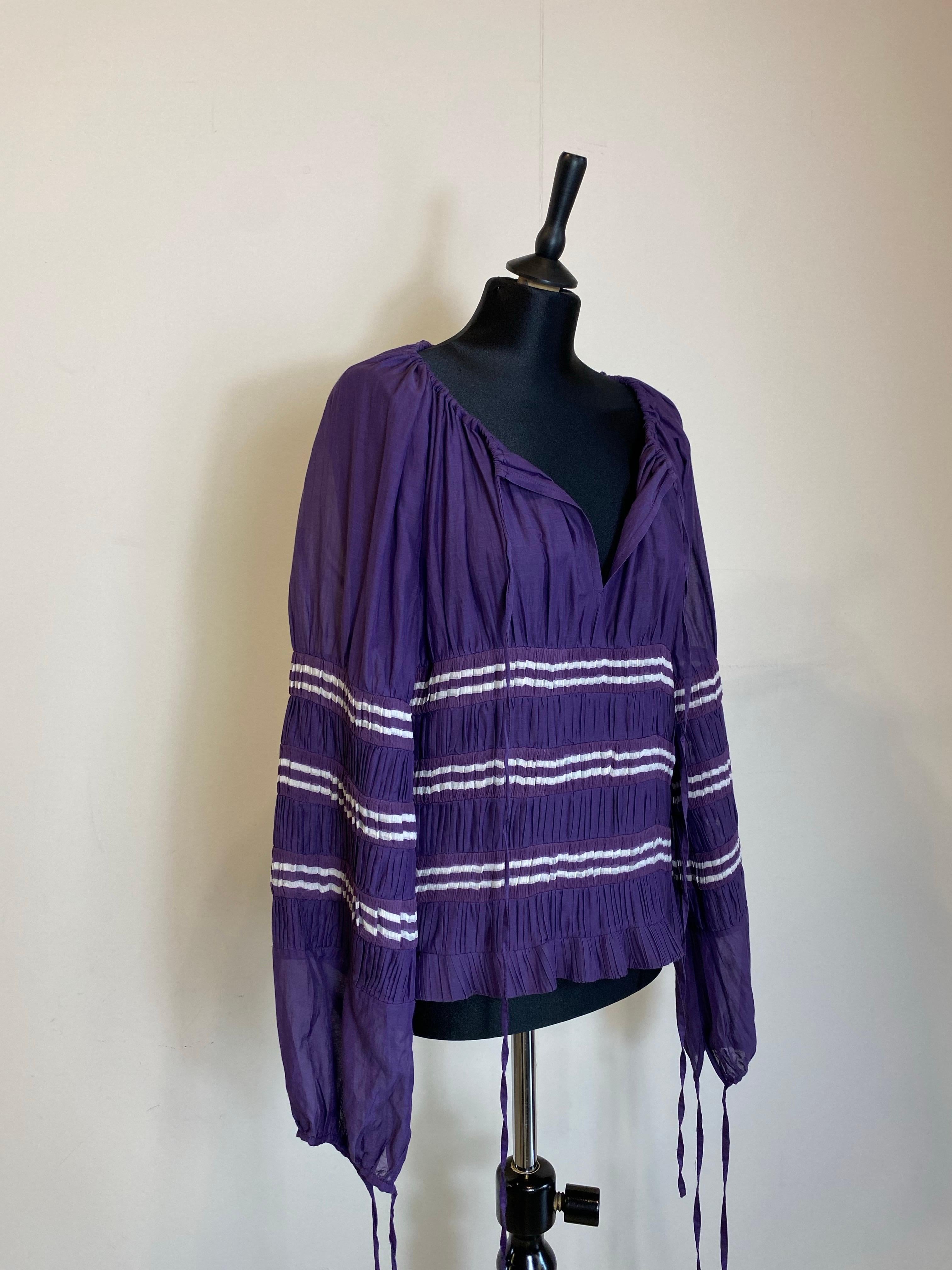 Blusa Violeta Jean Paul Gaultier Púrpura en venta