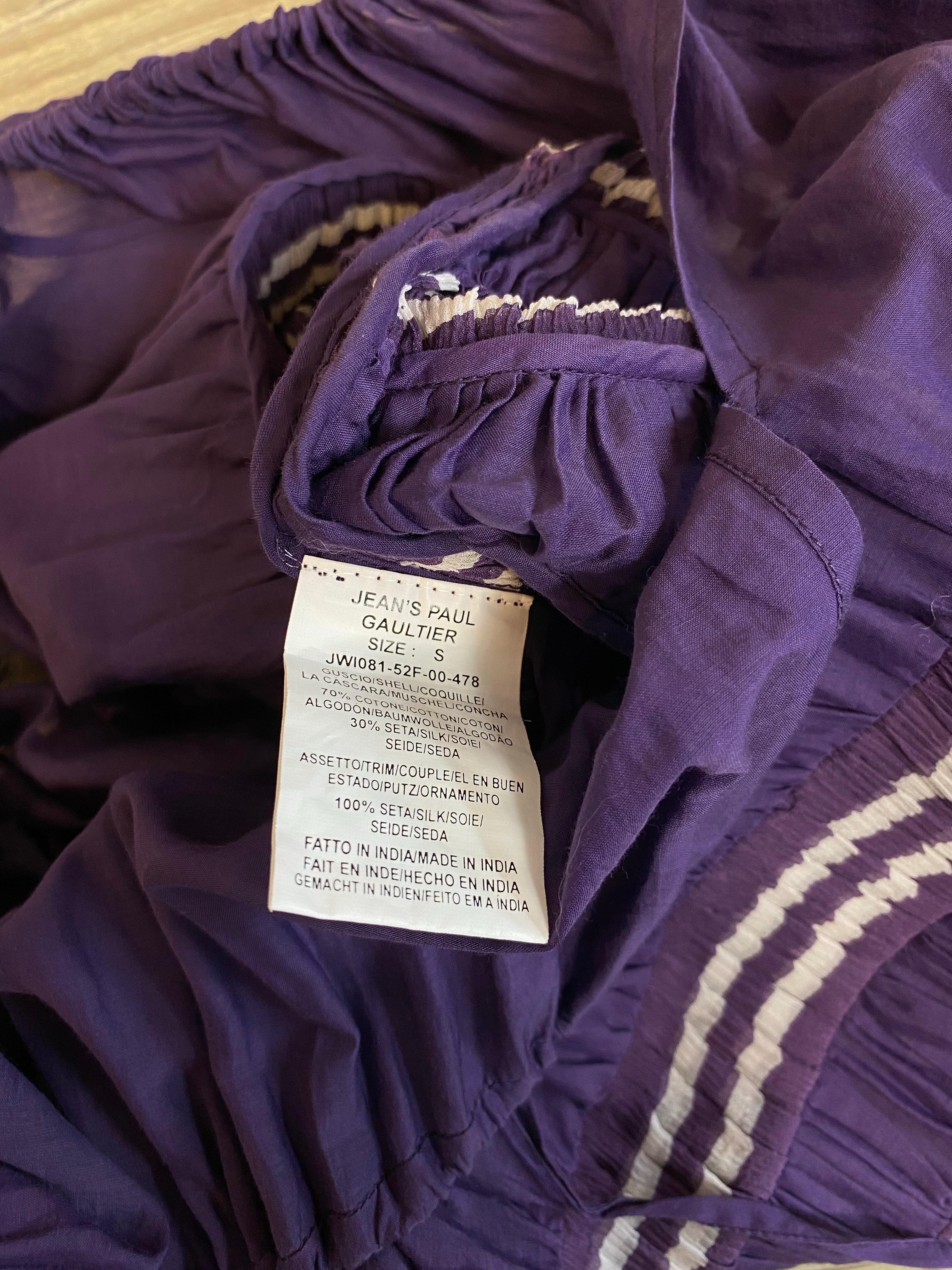 Blusa Violeta Jean Paul Gaultier en venta 2