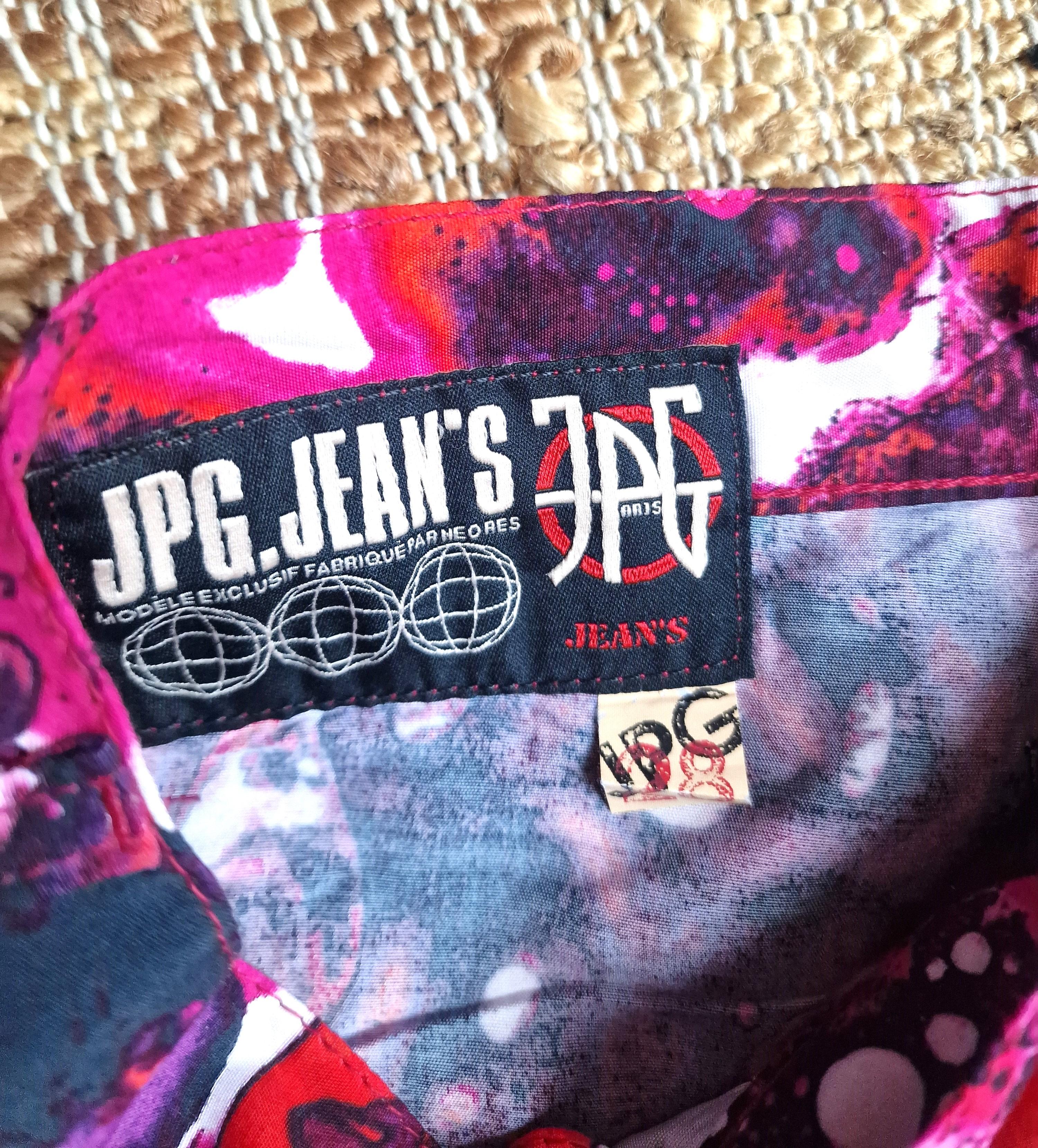 Jean Paul Gaultier Virus Bacteria Runway Pink JPG Jeans Men Women Trousers Pants For Sale 4
