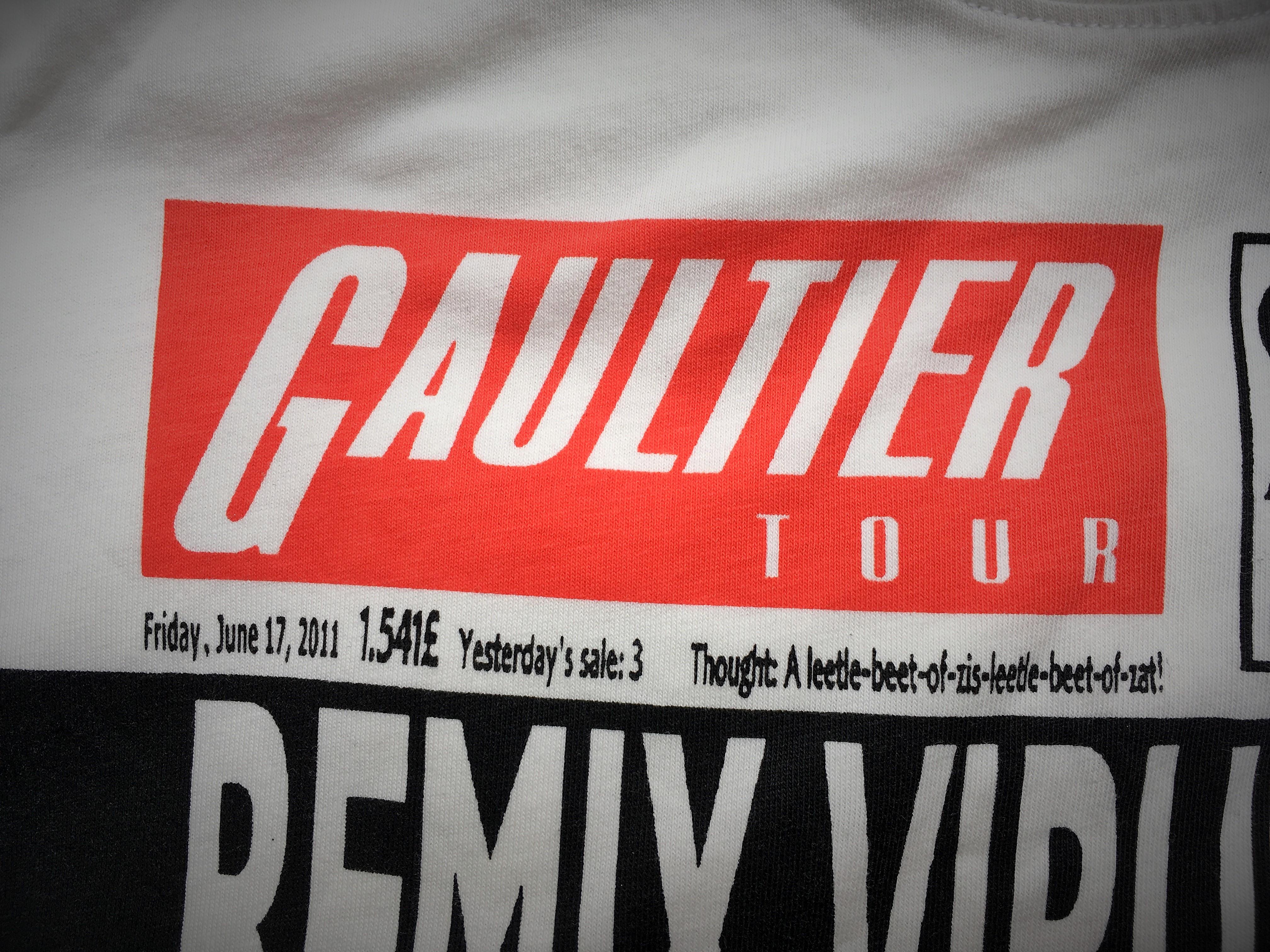 Jean Paul Gaultier Virus Newsletter Gigi Hadid Bella Kardashian Top T-shirt For Sale 5