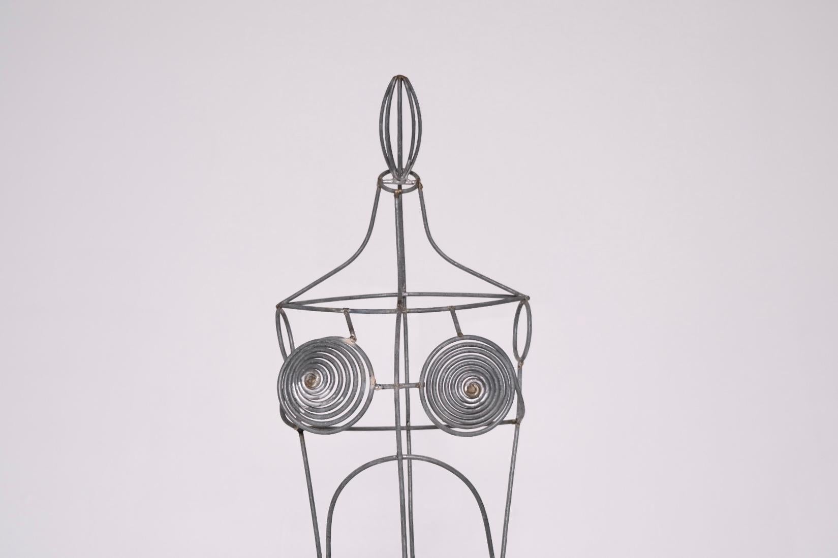 Post-Modern Jean Paul Gaultier Wire Dress Form Mannequin For Sale