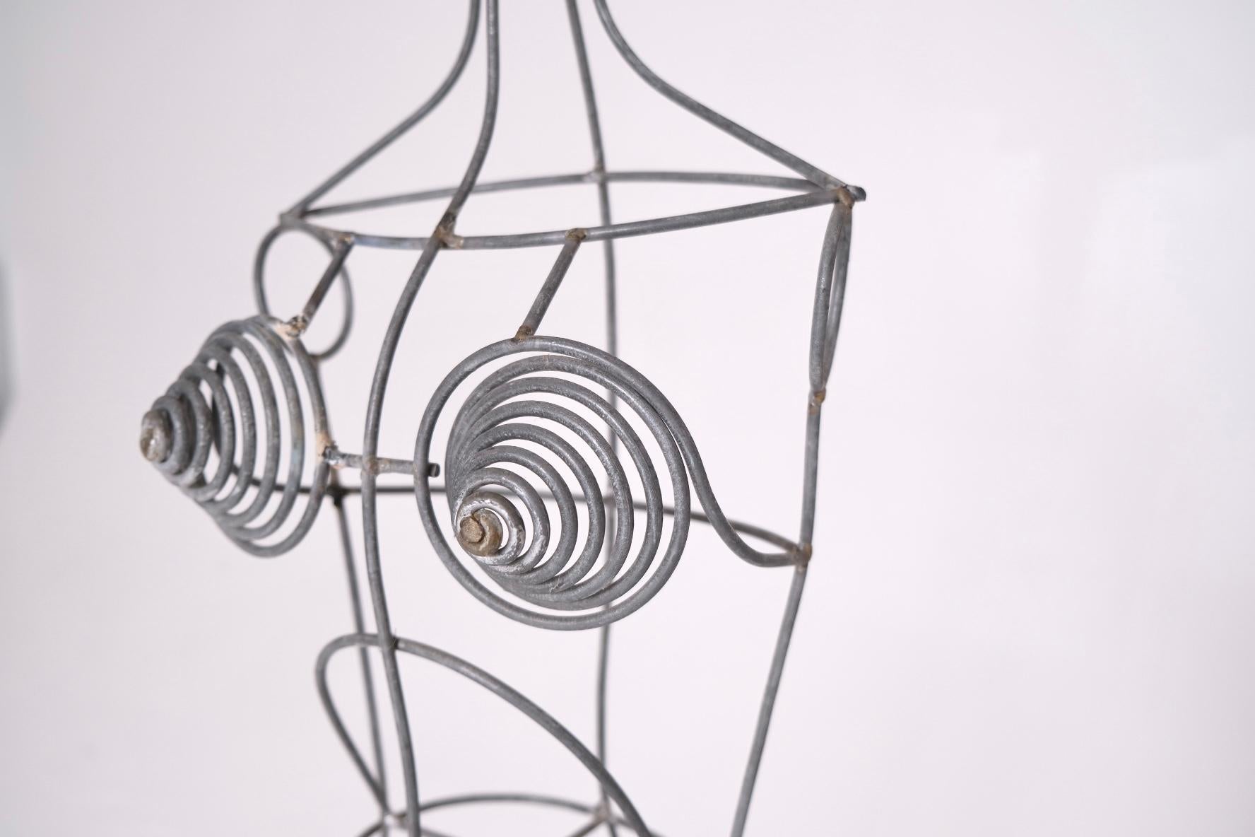 French Jean Paul Gaultier Wire Dress Form Mannequin For Sale