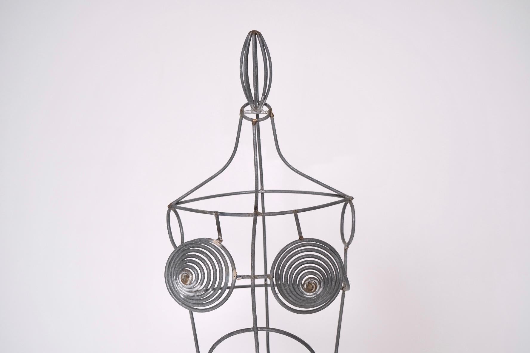 Welded Jean Paul Gaultier Wire Dress Form Mannequin For Sale