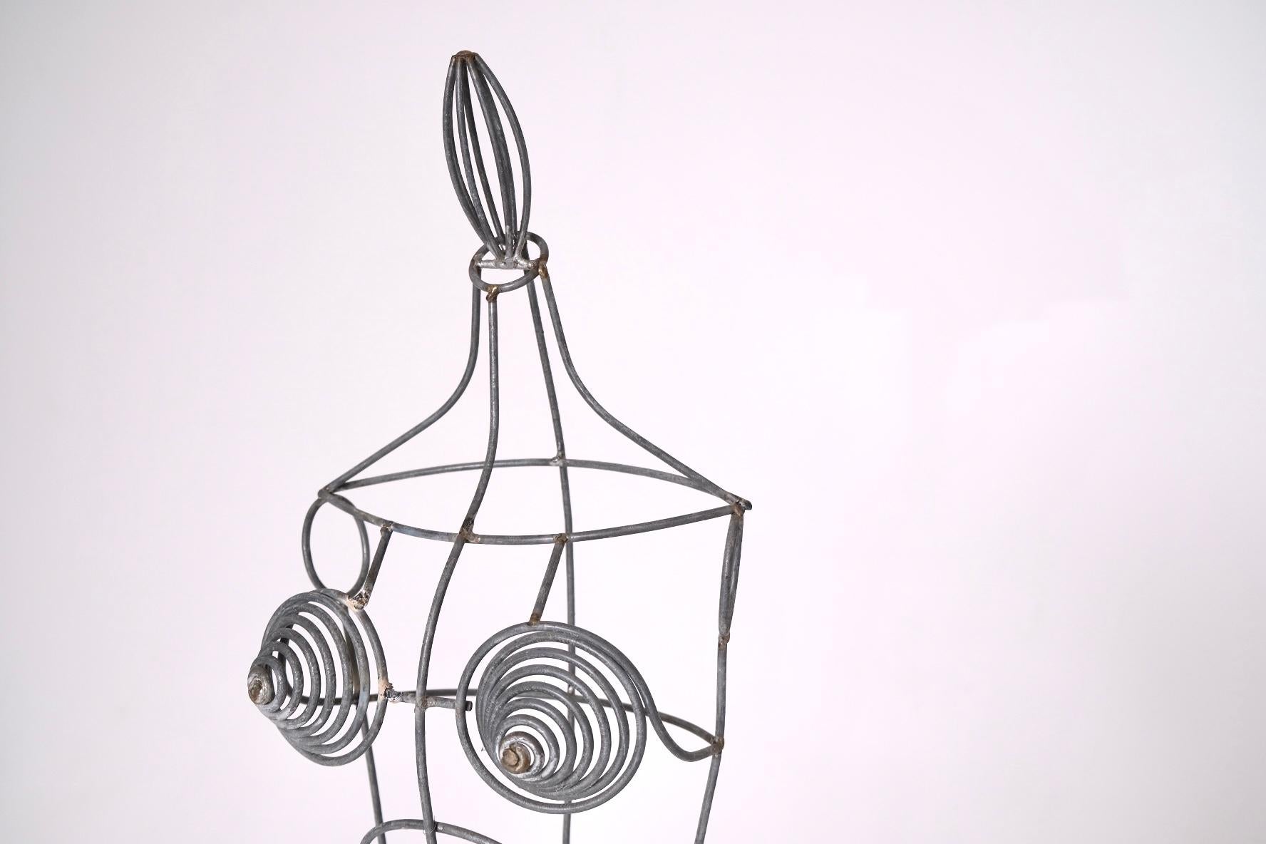 Jean Paul Gaultier Wire Dress Form Mannequin In Good Condition For Sale In Los Angeles, CA