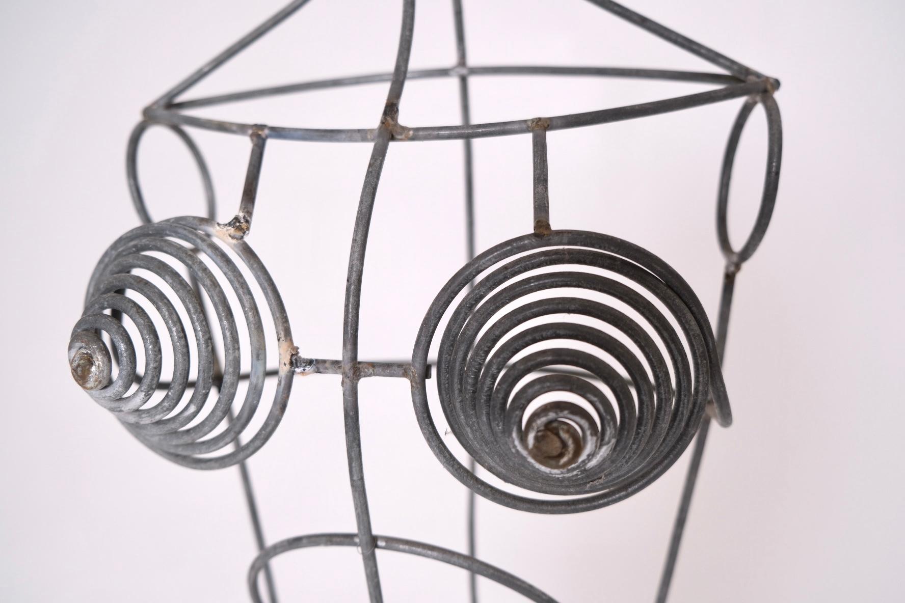 Late 20th Century Jean Paul Gaultier Wire Dress Form Mannequin For Sale