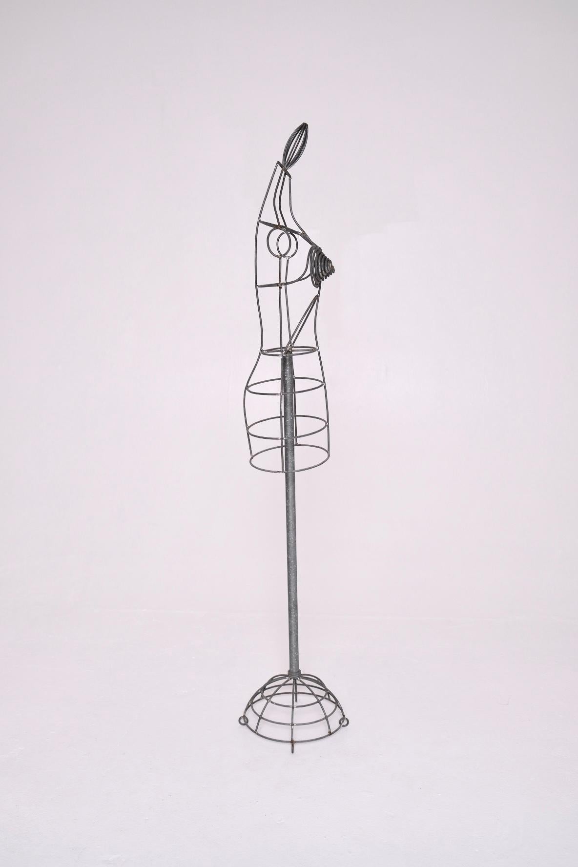 Jean Paul Gaultier Wire Dress Form Mannequin For Sale 1