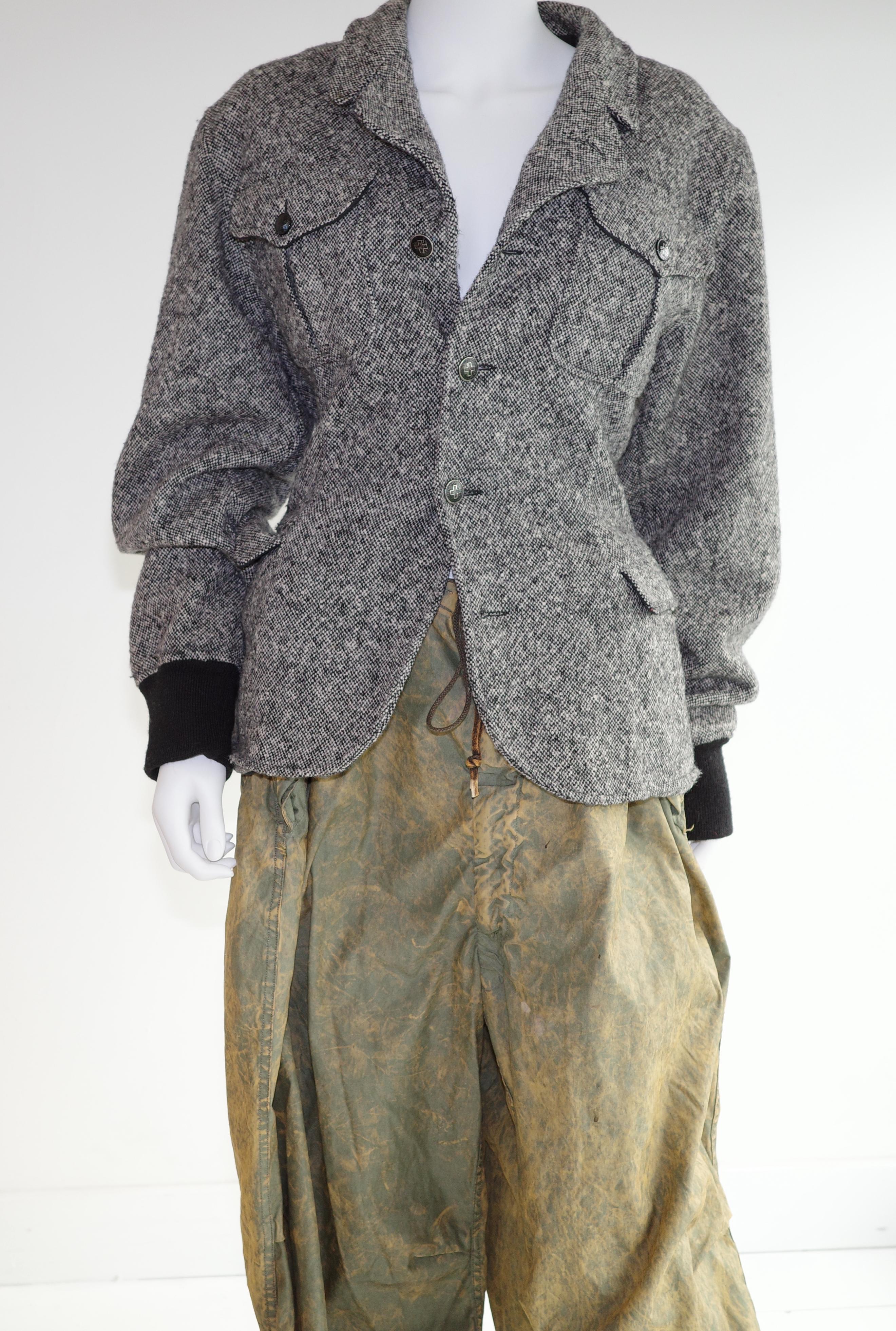 Jean Paul Gaultier Vintage Wool Blazer  For Sale 11