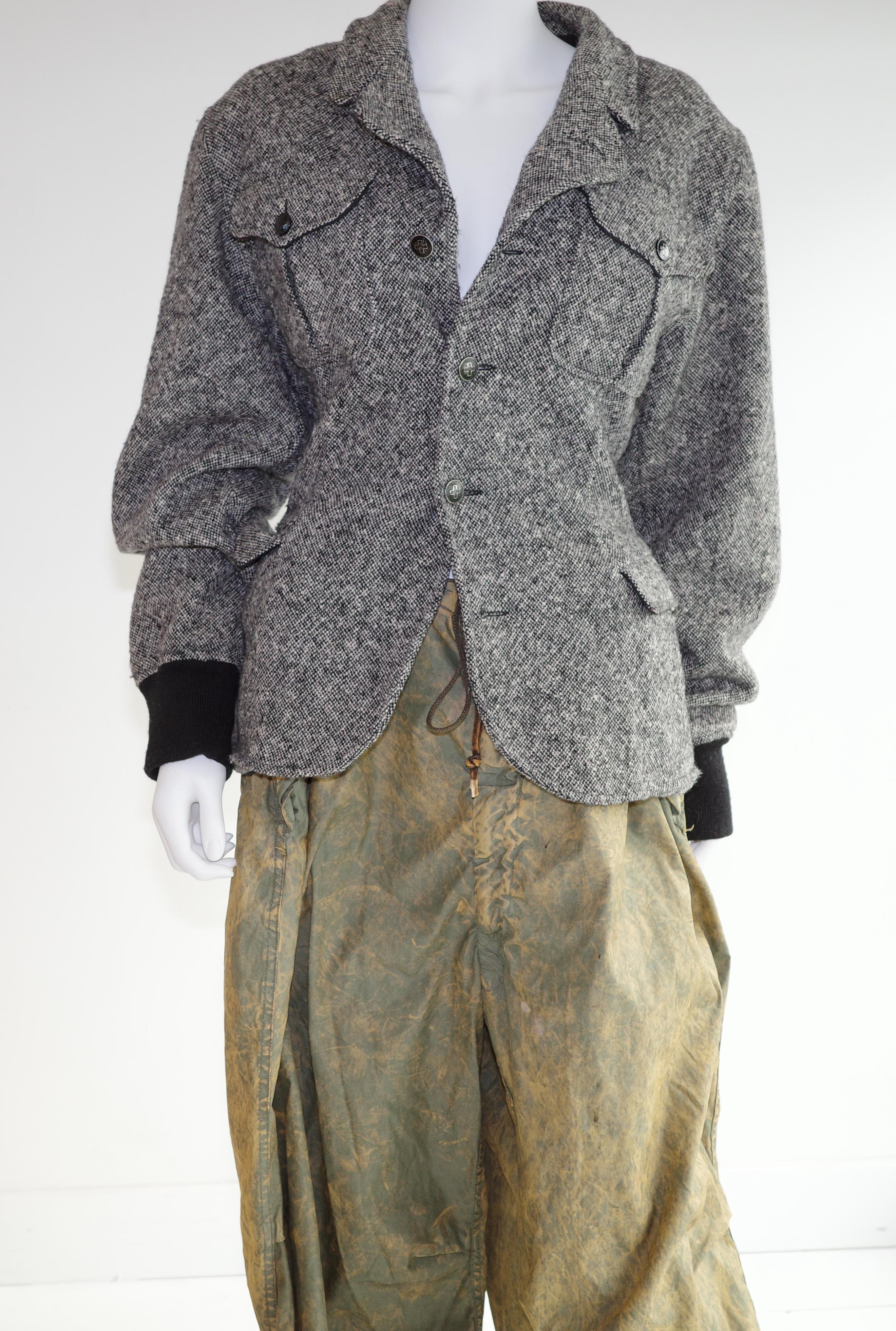 Jean Paul Gaultier Vintage Wool Blazer For Sale 11