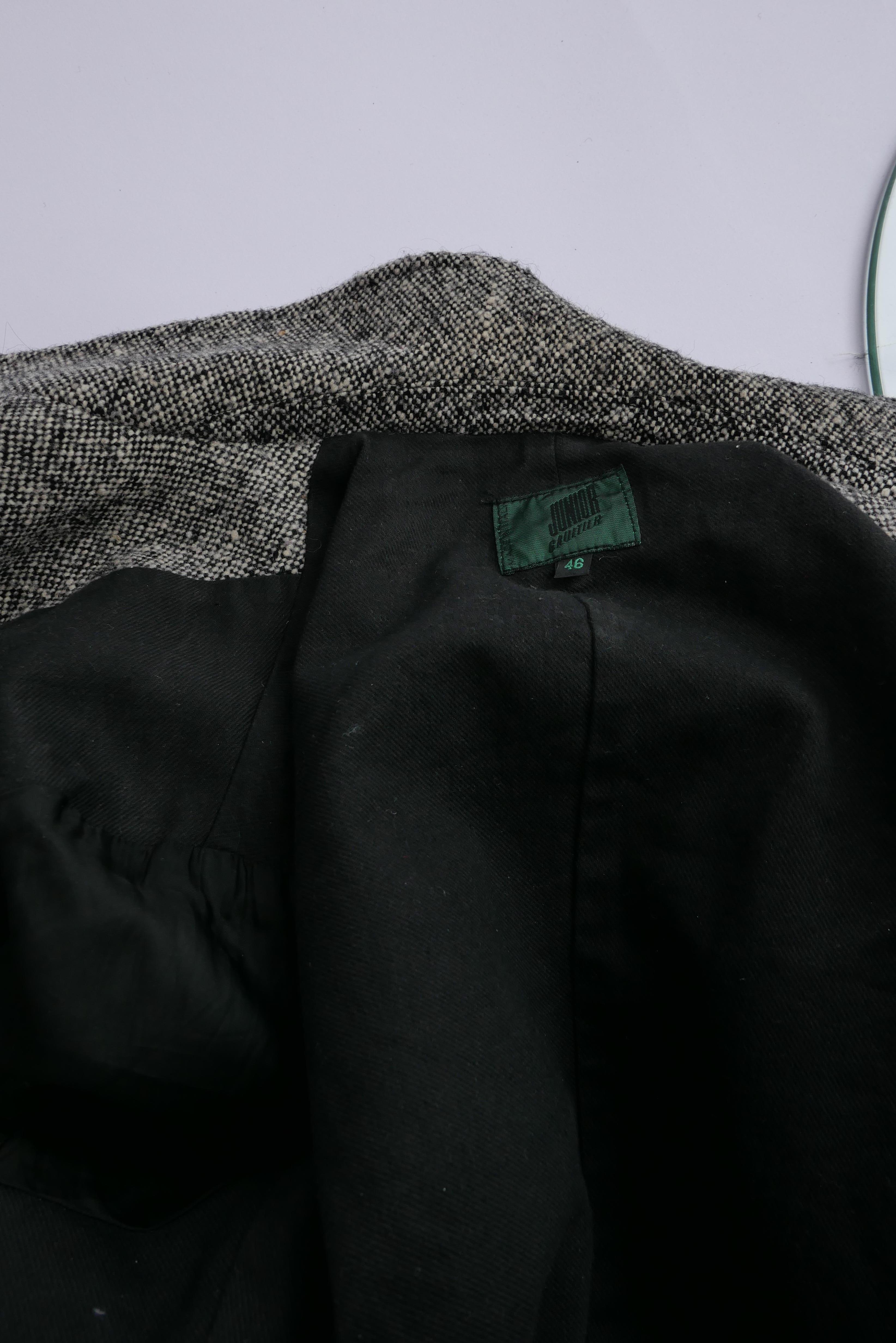 Black Jean Paul Gaultier Vintage Wool Blazer  For Sale