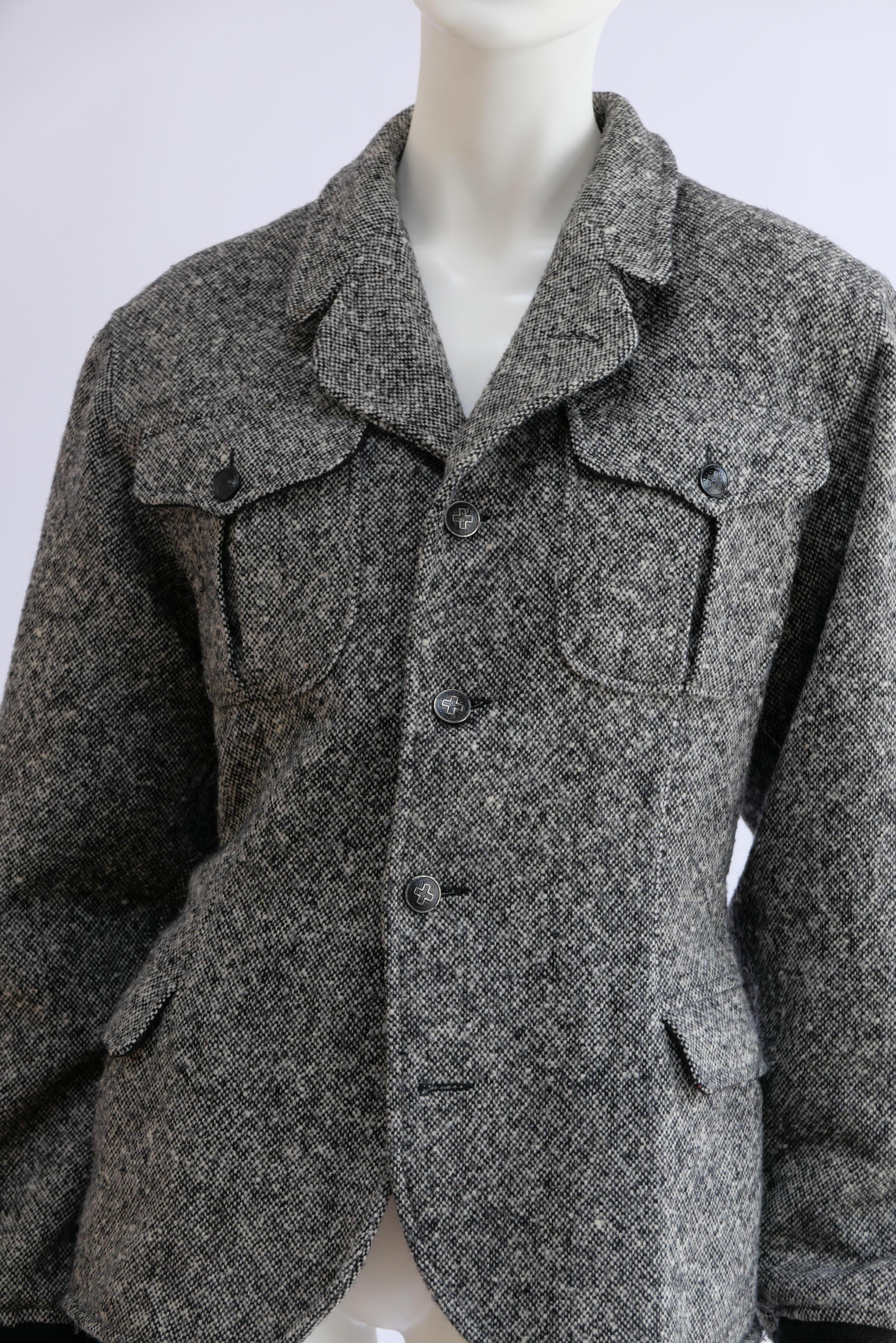 Jean Paul Gaultier Vintage Wool Blazer For Sale 1