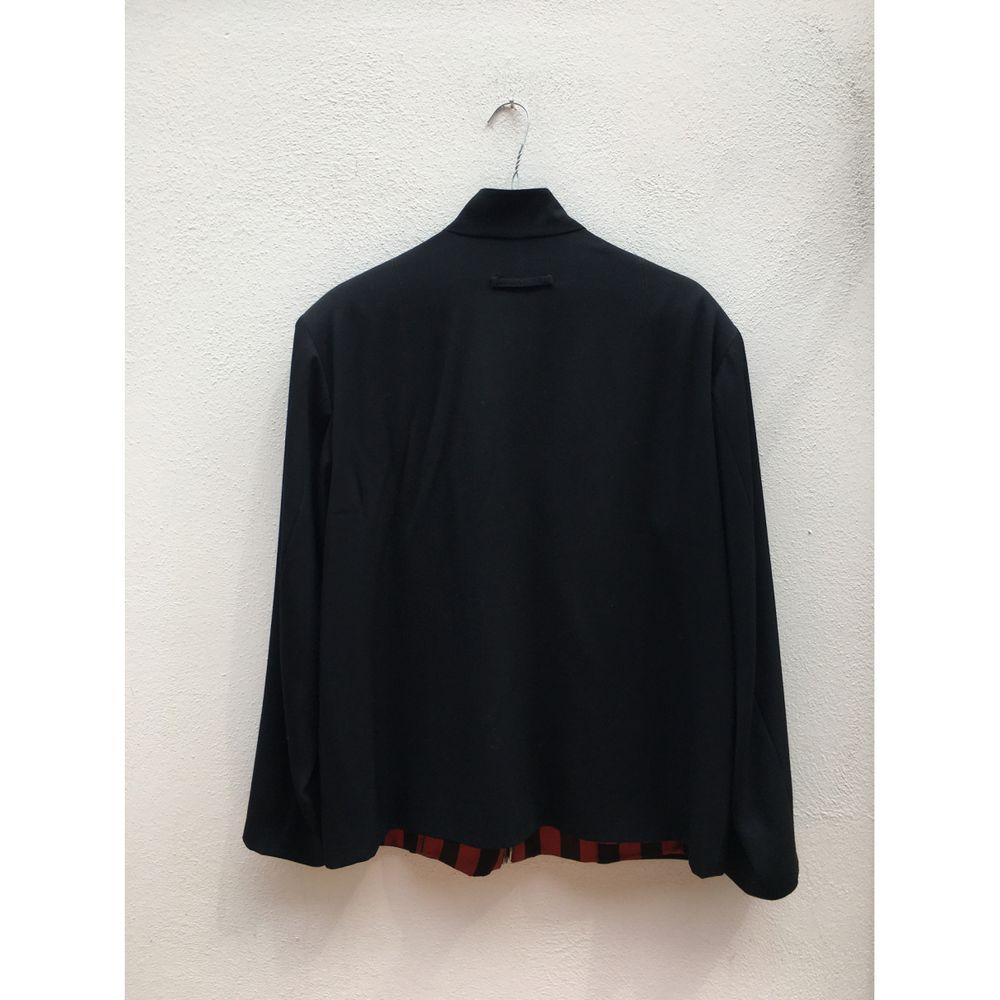Jean Paul Gaultier Wool Skirt Suit in Black For Sale 1