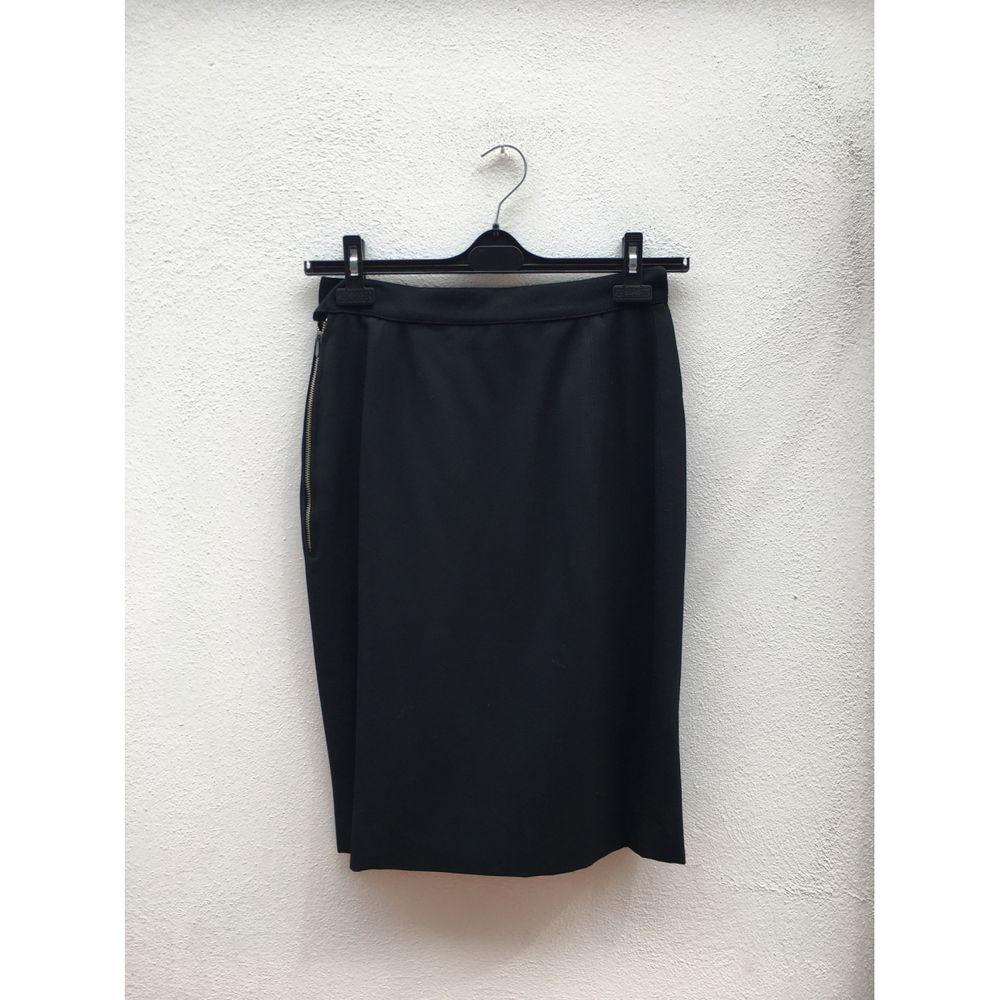 Jean Paul Gaultier Wool Skirt Suit in Black For Sale 3