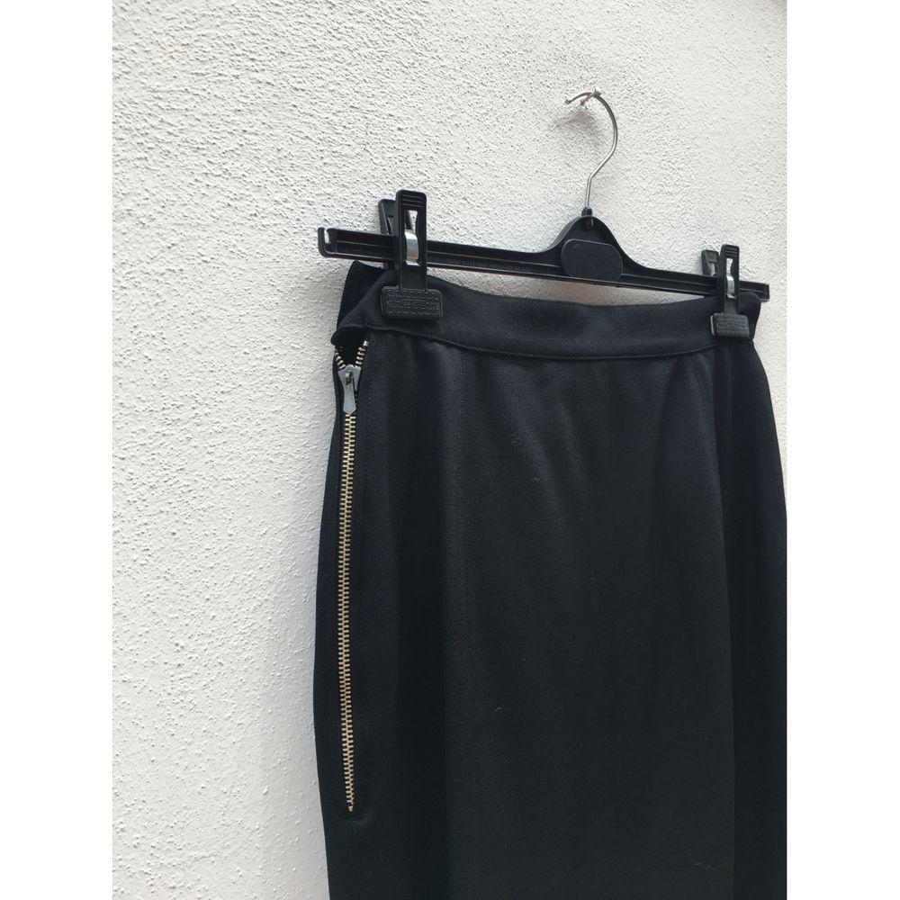 Jean Paul Gaultier Wool Skirt Suit in Black For Sale 4