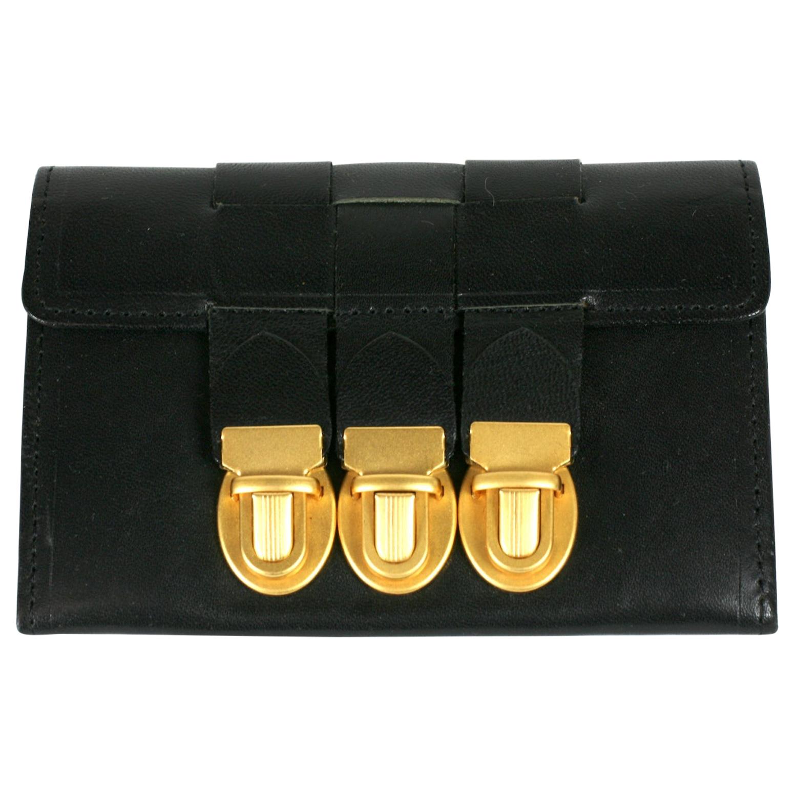 Jean Paul Gaultier Woven Wallet Card Holder For Sale at 1stDibs